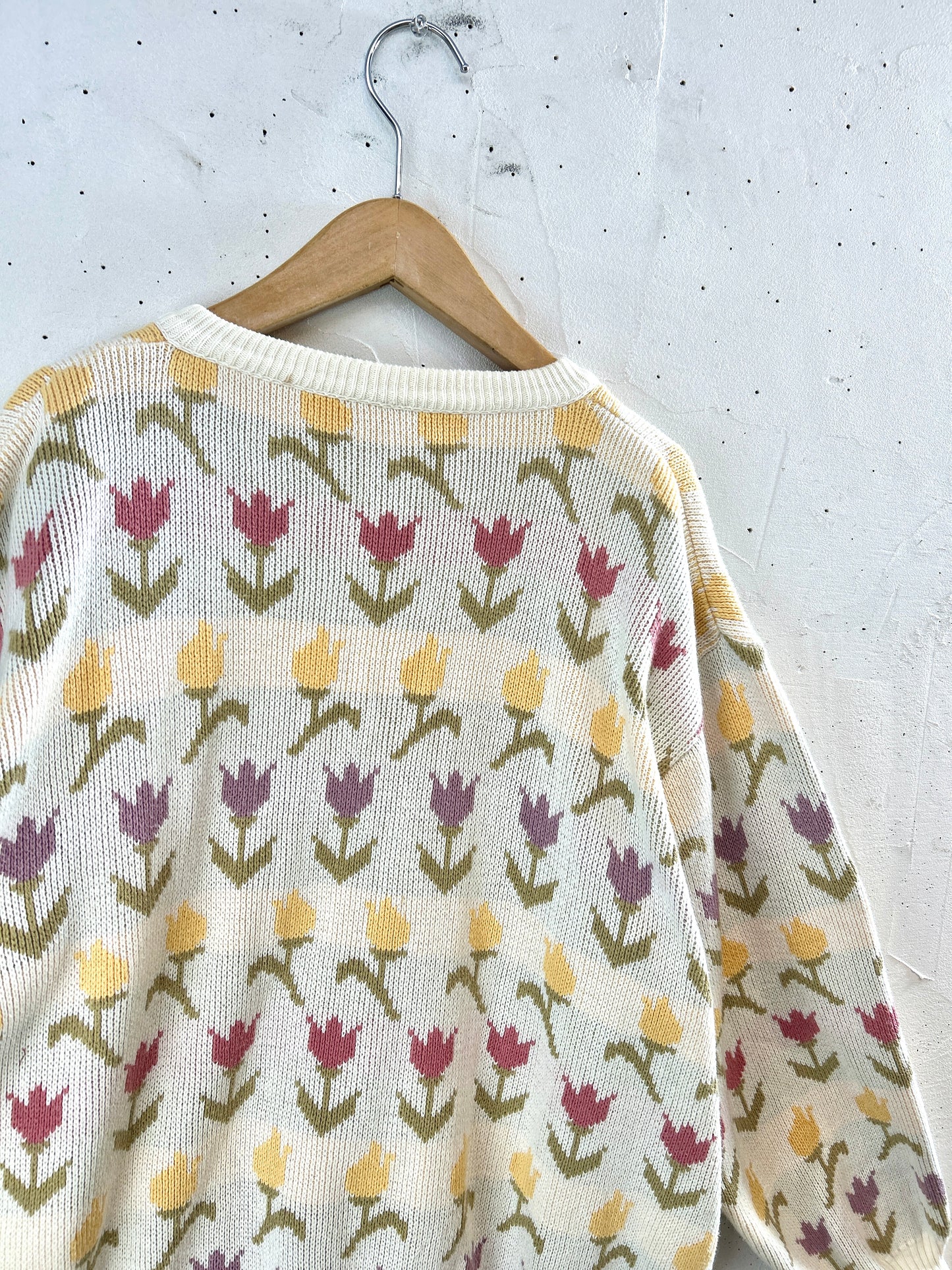 Vintage Cotton Knit Cardigan  [J30643]