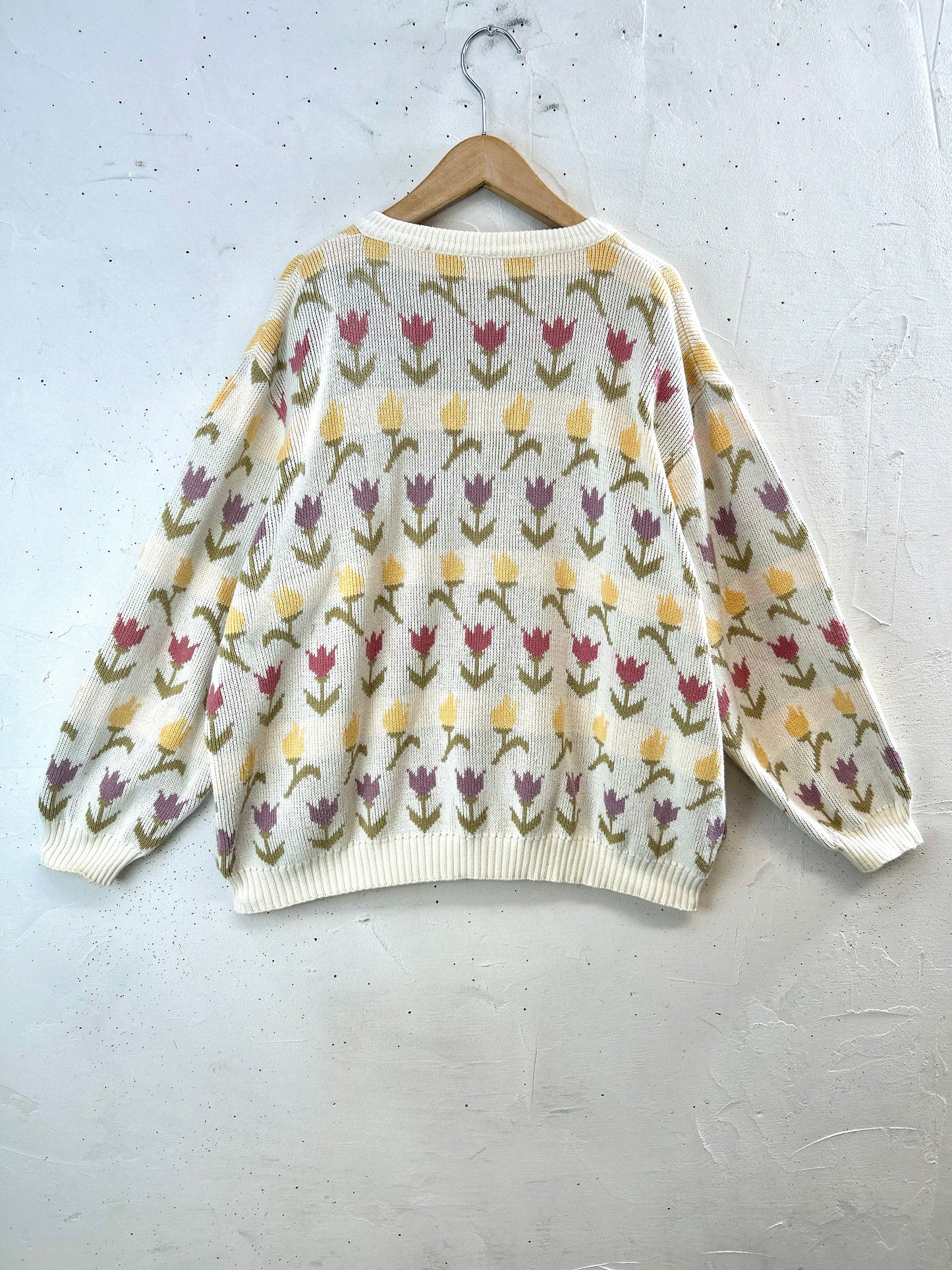 Vintage Cotton Knit Cardigan  [J30643]
