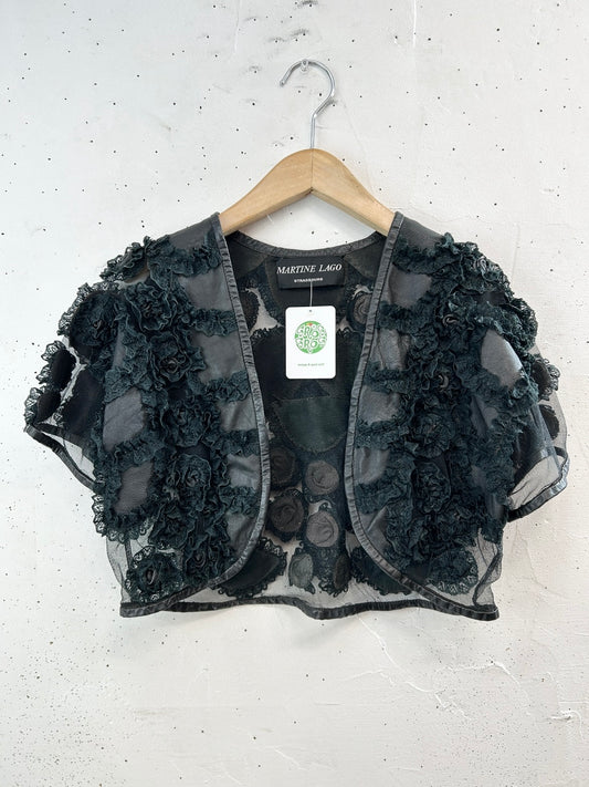 Vintage Leather Bolero [D32149]