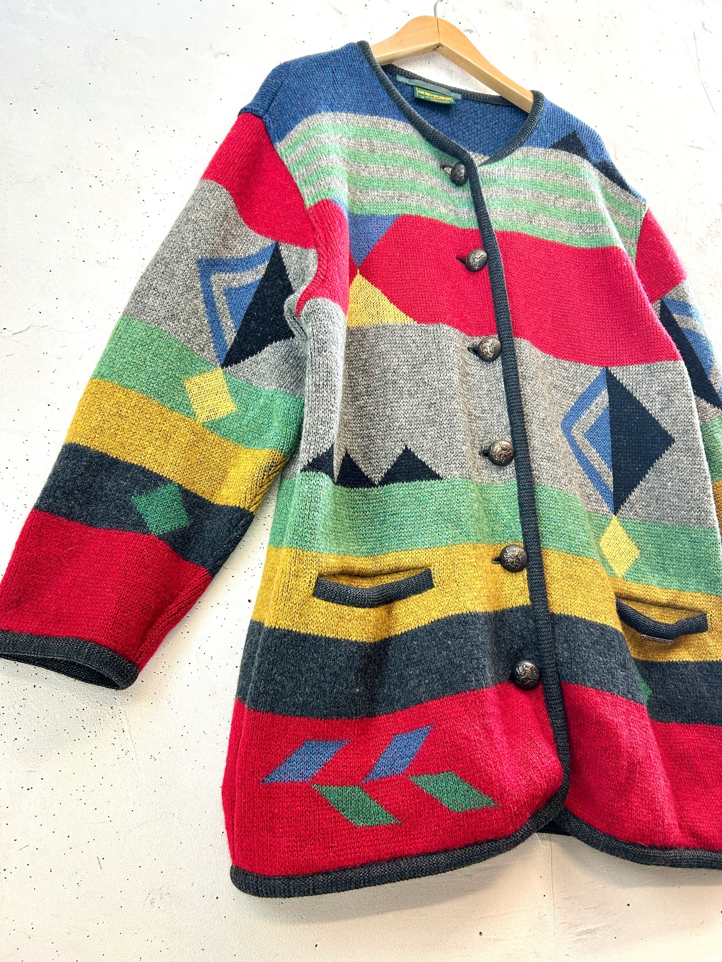 Vintage Knit Jacket 〜GEIGER〜 [K30696]