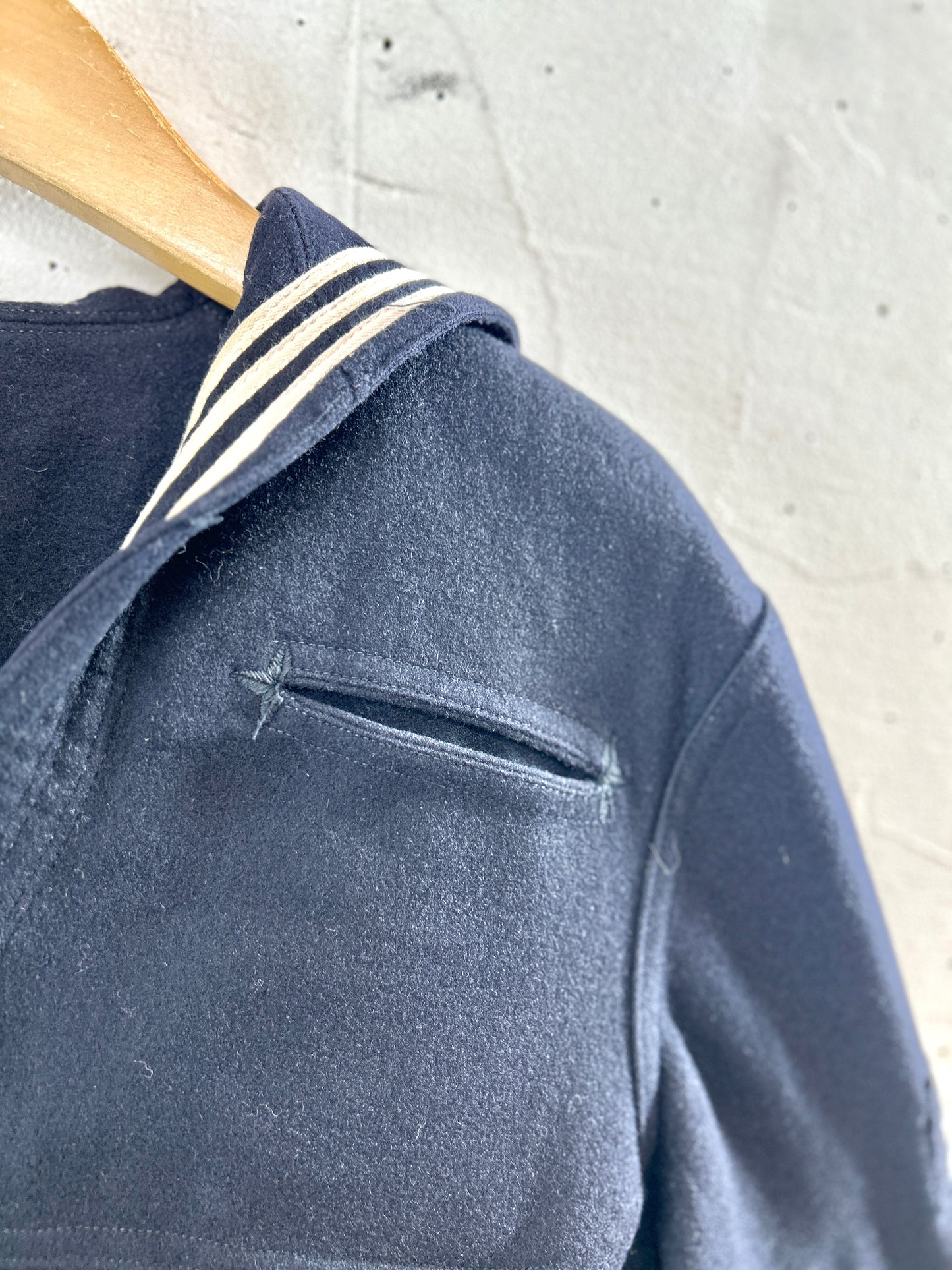 '50s-'60s Vintage U.S.NAVY Sailor Shirt [J30481]