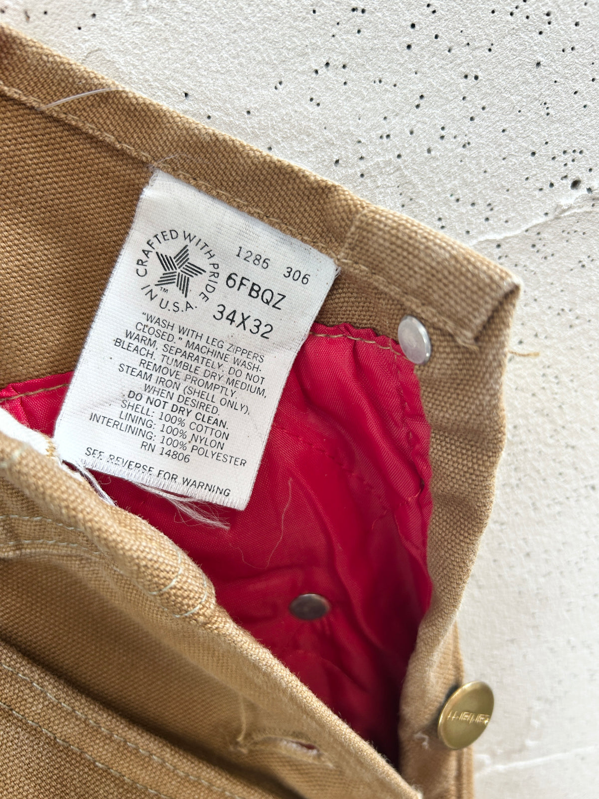 Vintage Over All 〜Carhartt〜 MADE IN USA [J34092]