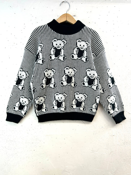 Vintage Fancy Knit Sweater [B31558]