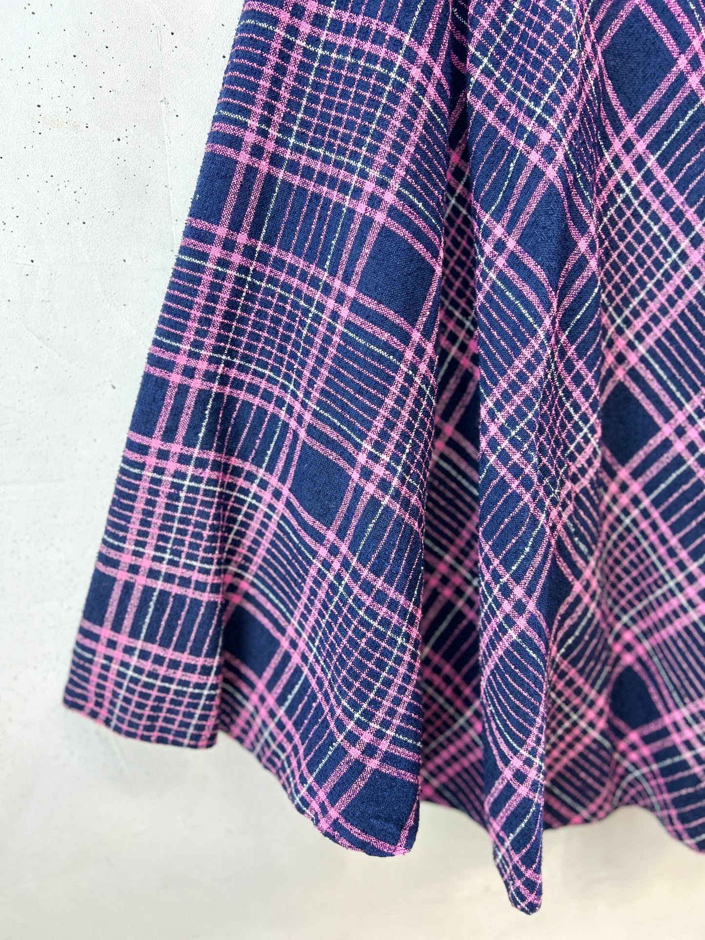 Vintage Plaid Skirt 〜BERTONE〜  [L30968]