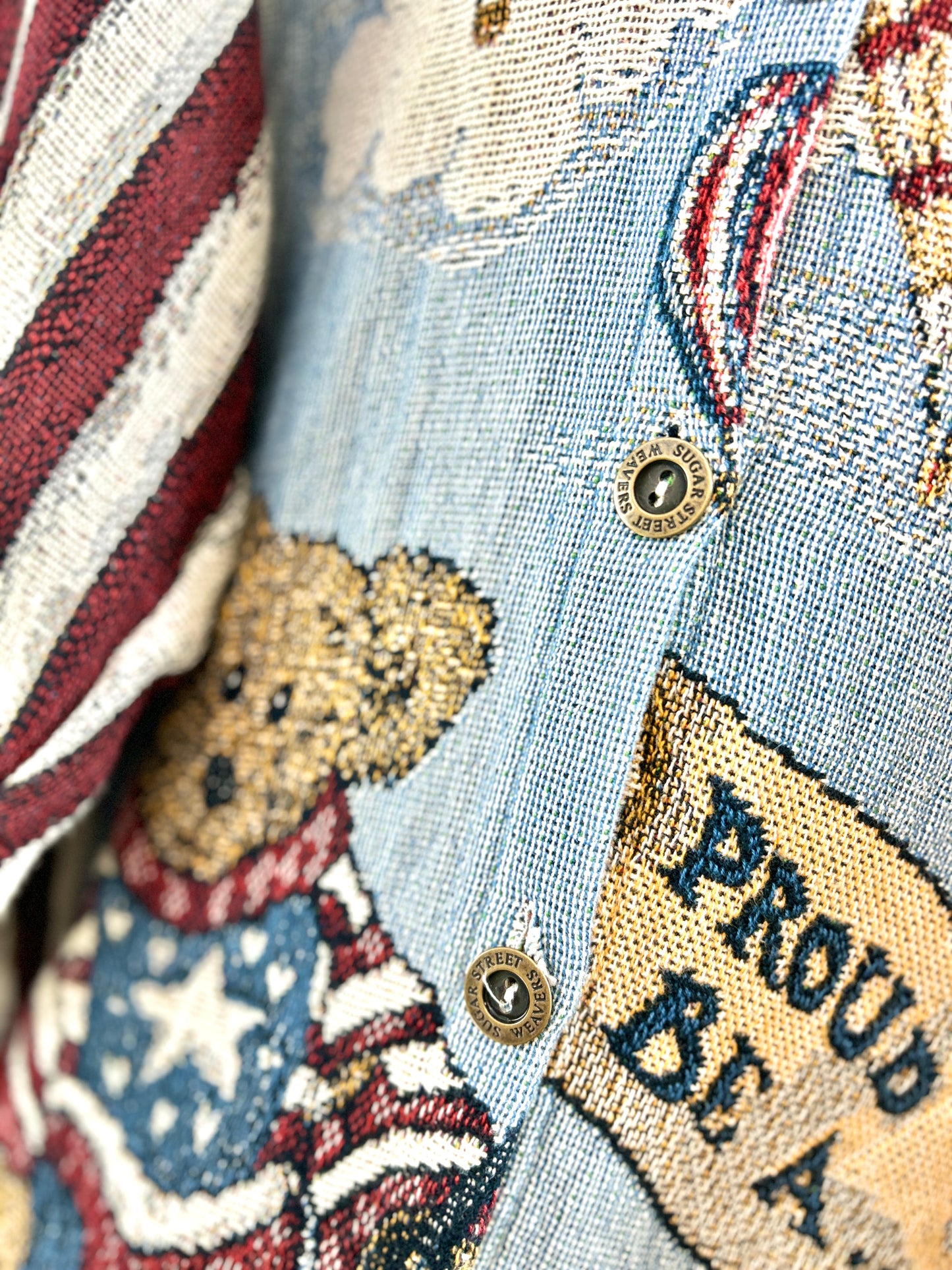 Vintage Rug Jacket 〜SUGAR STREET WEAVERS〜 MADE IN USA [L30978]