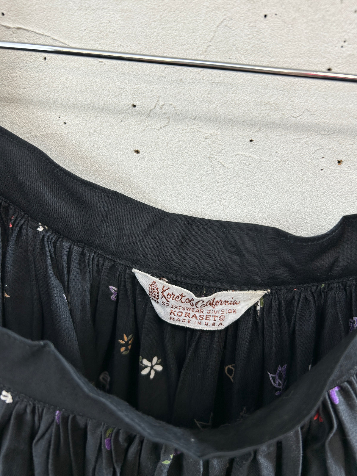 '50s Vintage End Pattern Skirt [J34111]