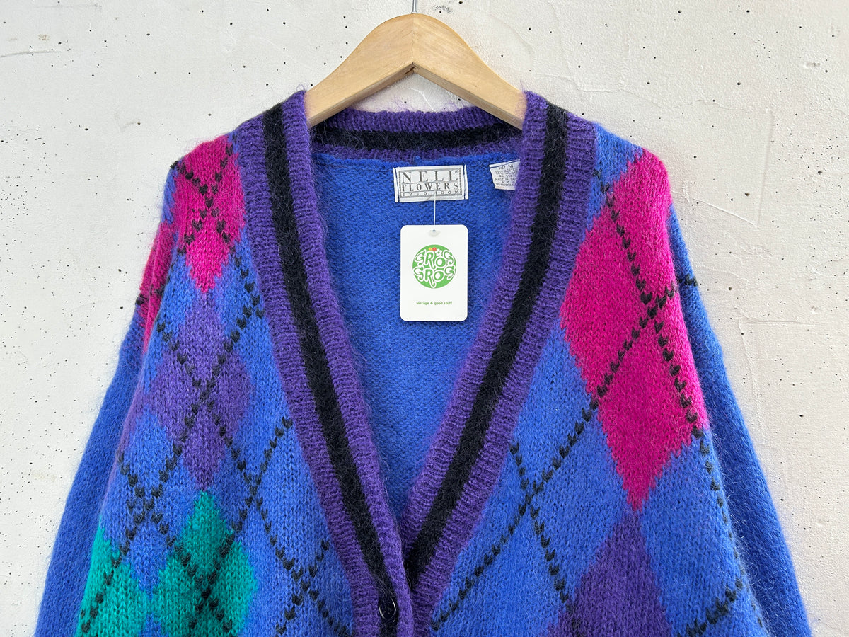 Vintage Mohair Knit Cardigan [J34106]