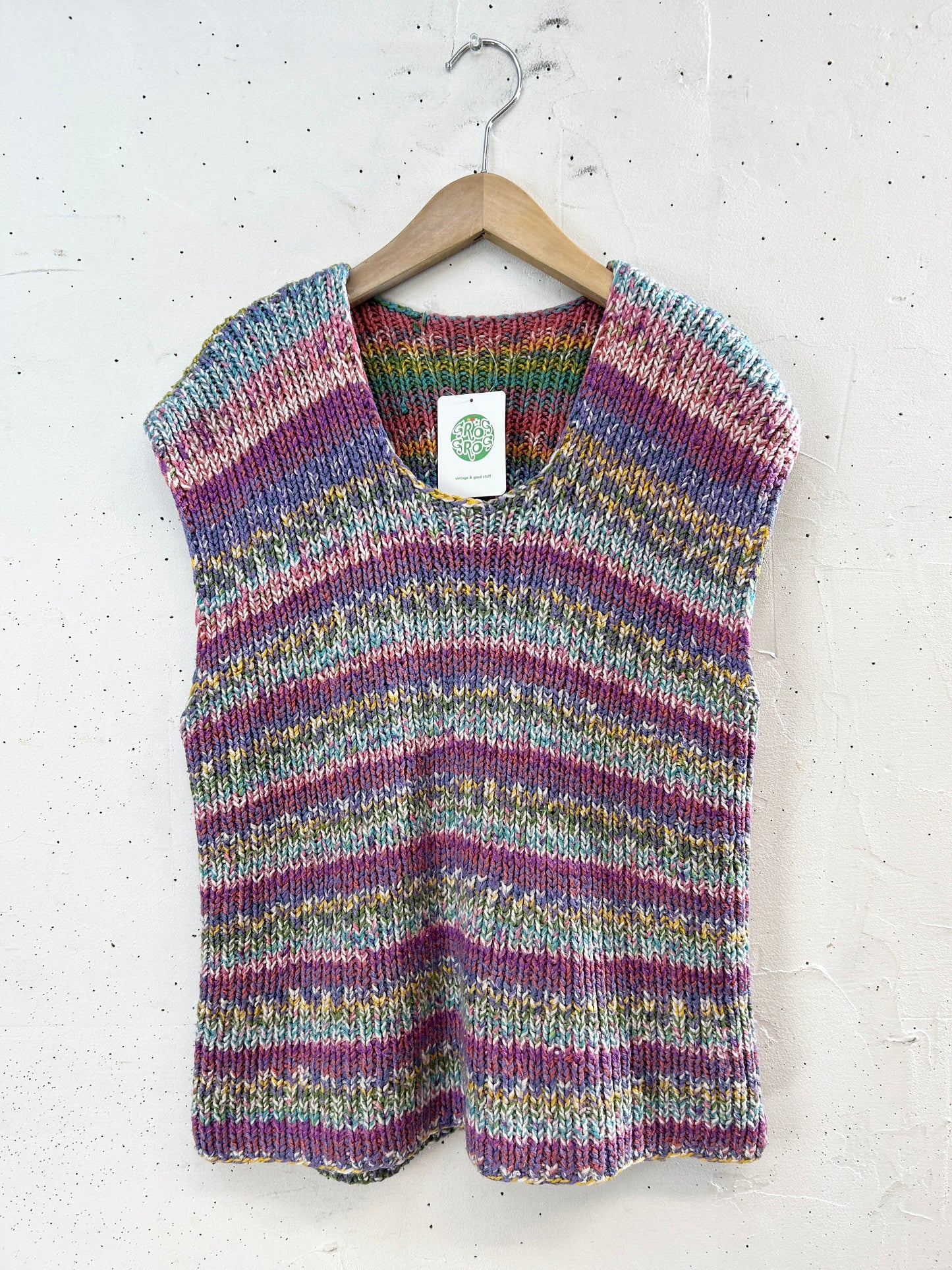 Vintage Knit Vest [J30602]