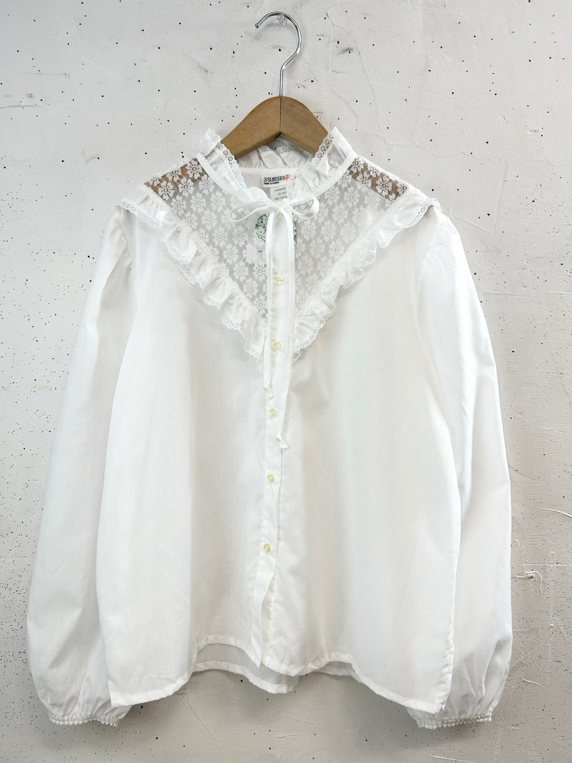 Vintage White Blouse [E32317]