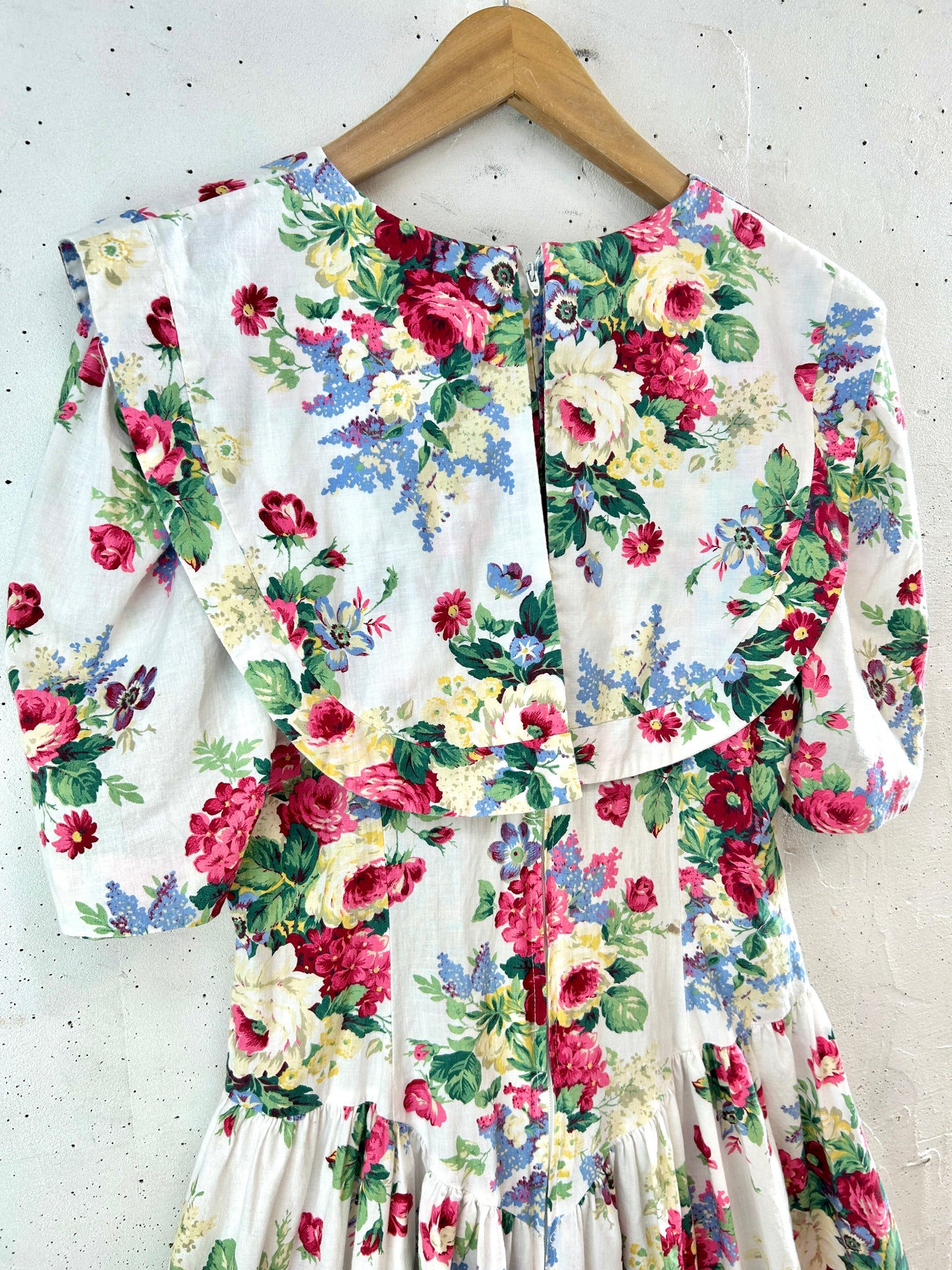 Vintage Sailor Collar Dress MADE IN USA [G33245]