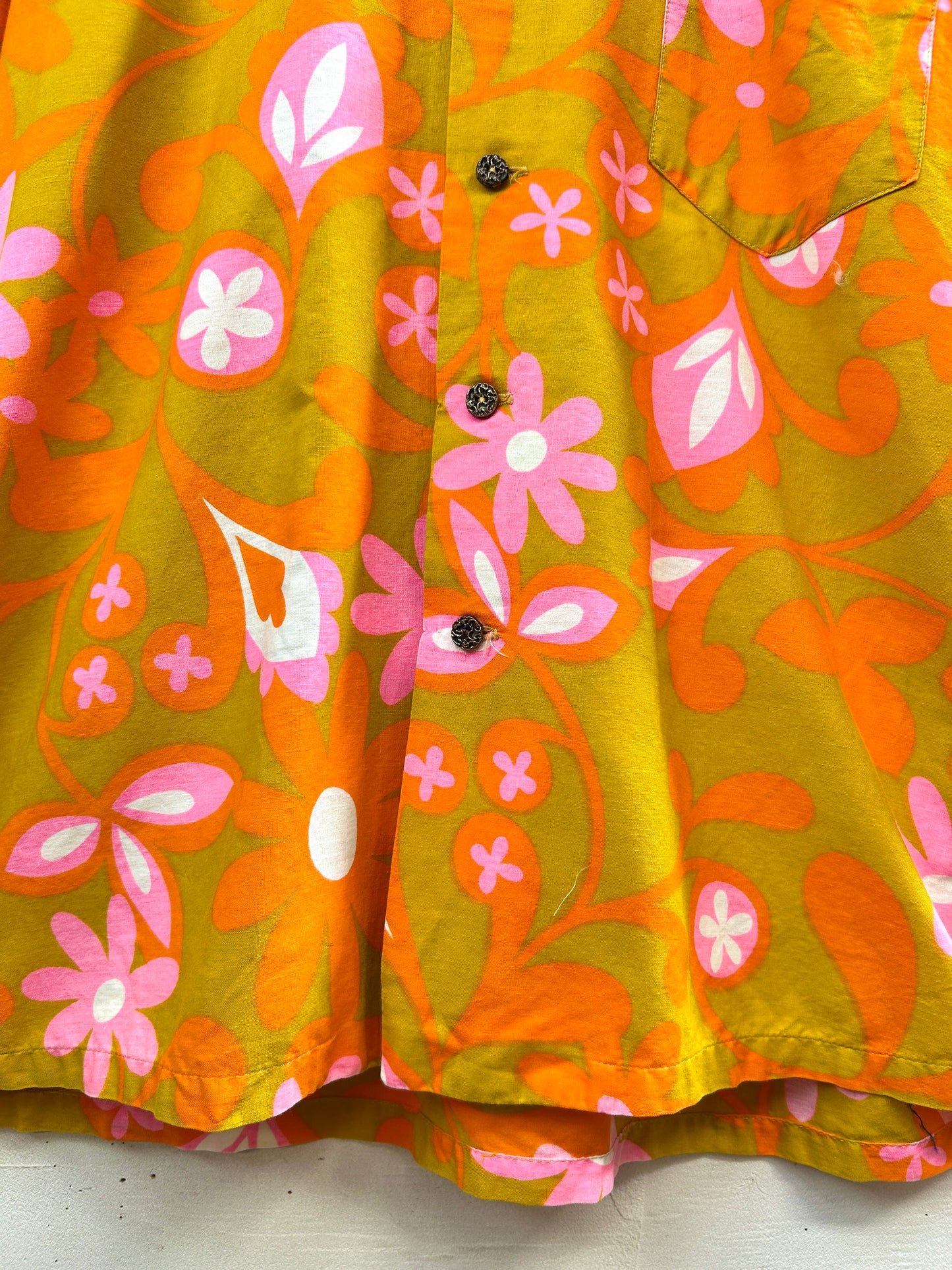 '60s Vintage Hawaiian Shirt 〜Kamehameha〜 [G33071]