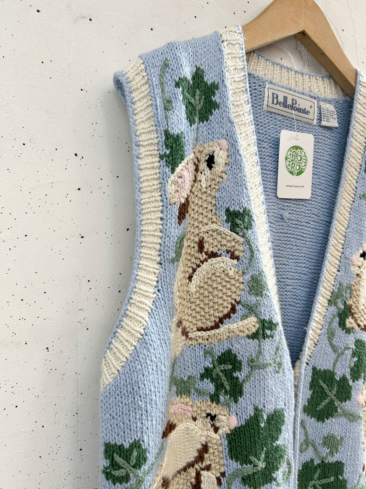 Vintage Knit Vest [J34178]