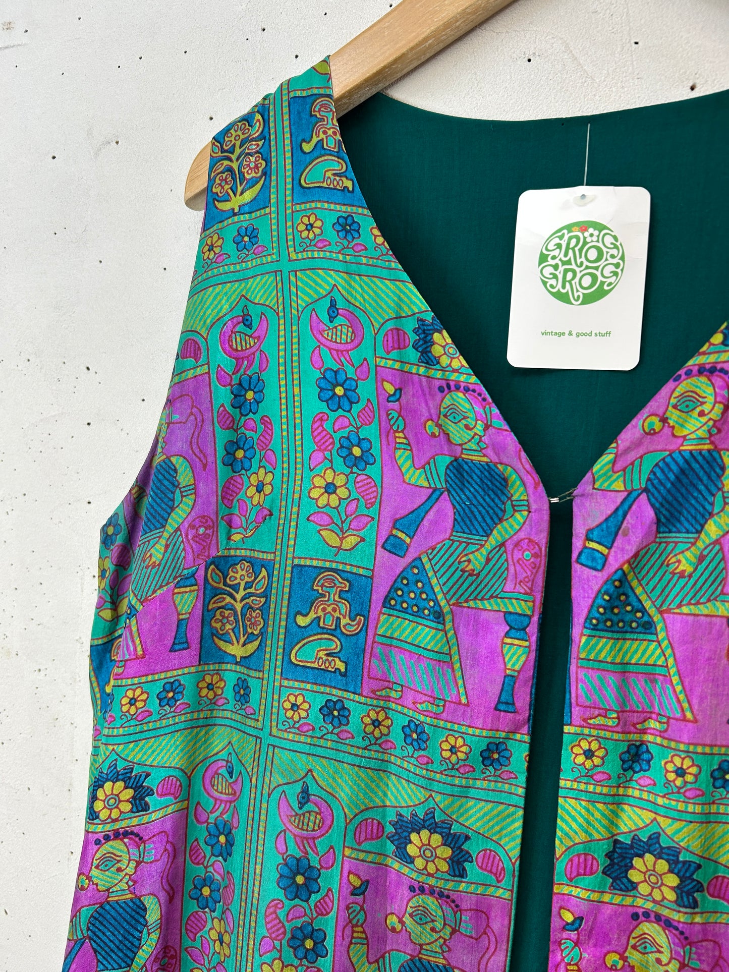 Vintage Long Vest [I30213]