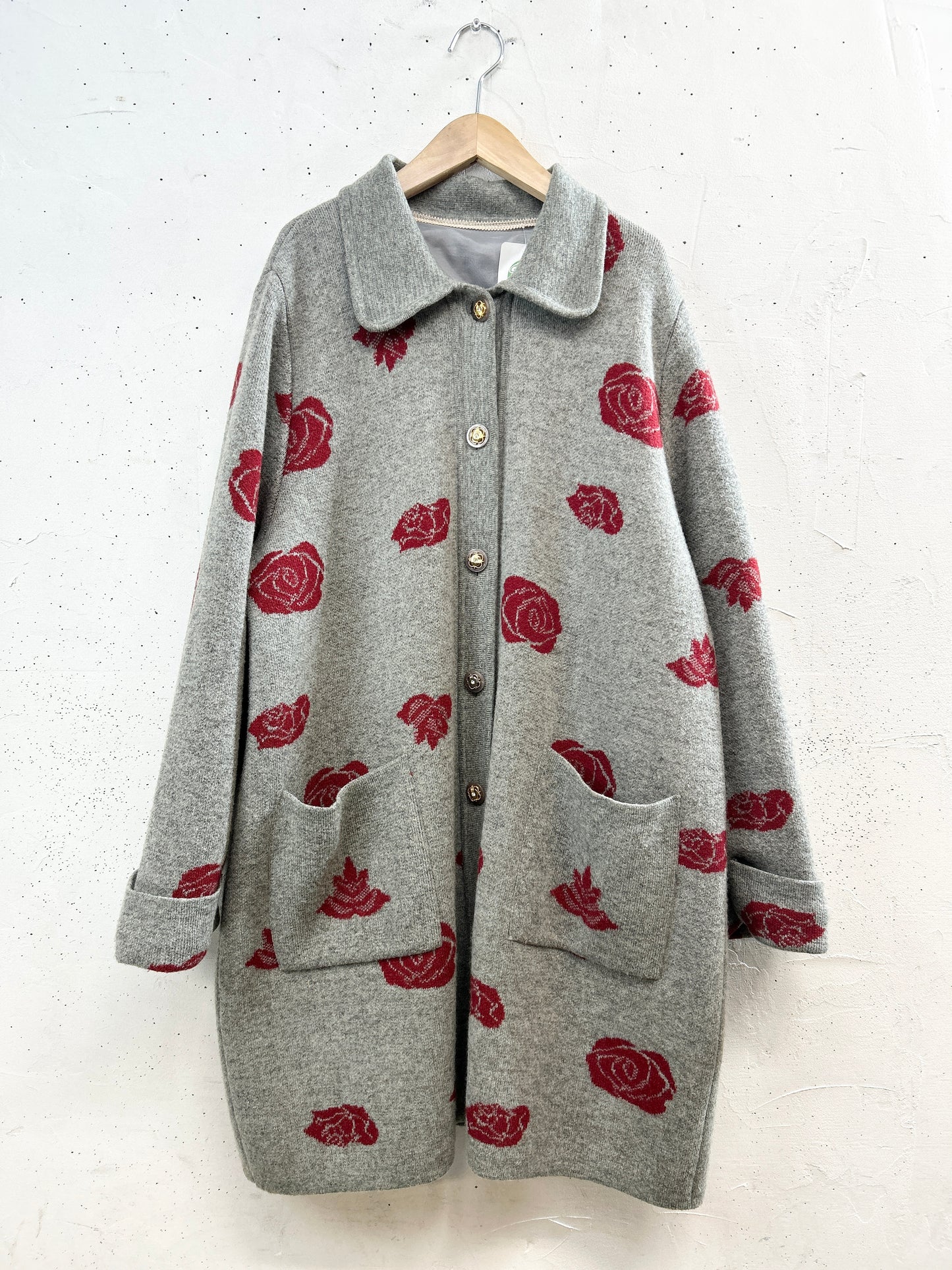Vintage Knit Coat [L31126]