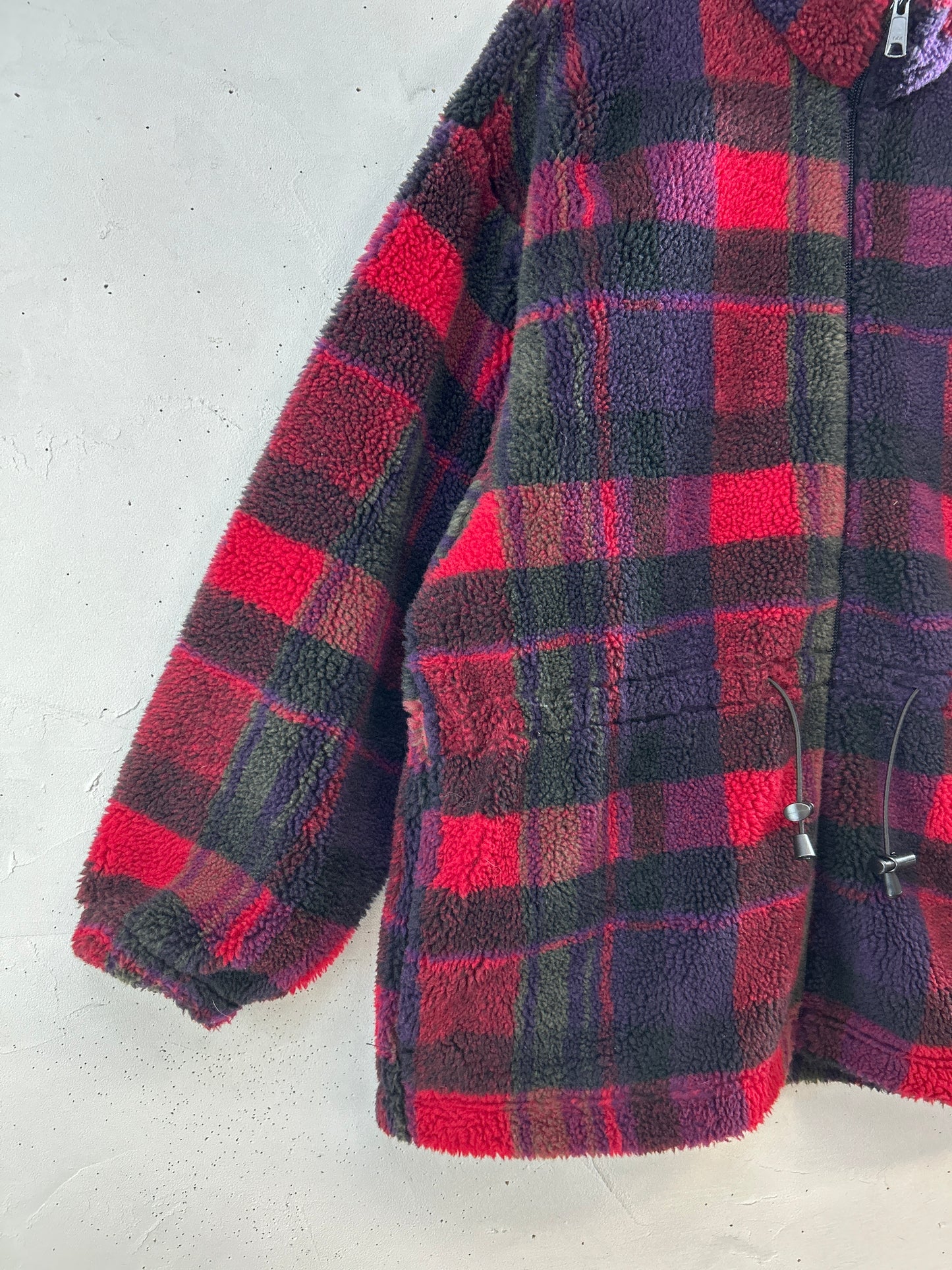 Vintage Boa Jacket 〜Coldwater Creek〜 MADE IN Canada [K30797]
