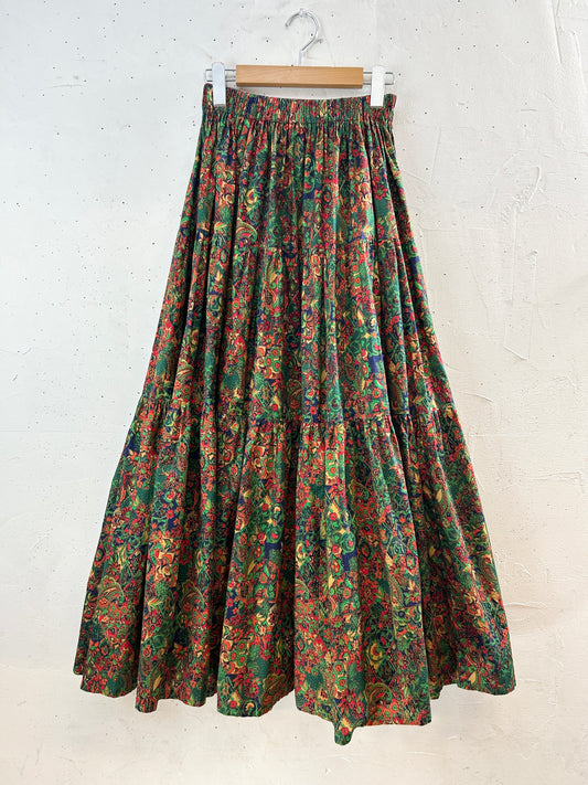 Vintage Tiered Skirt [H30856]