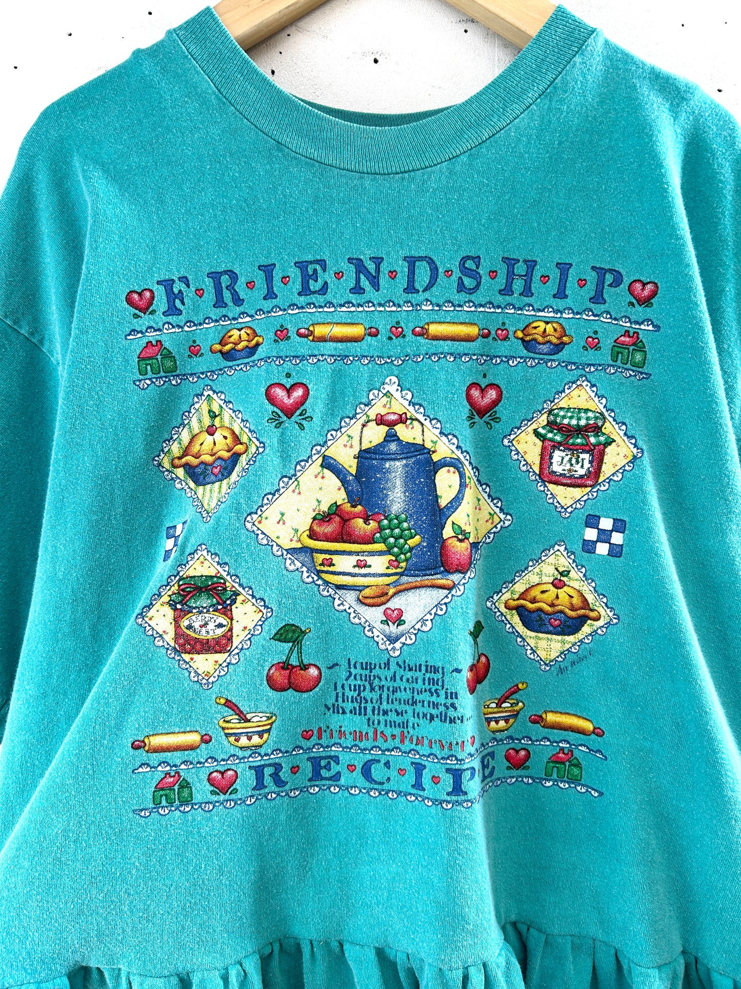 Vintage T Shirt 〜Funny dot CRAZY〜 [F32688]
