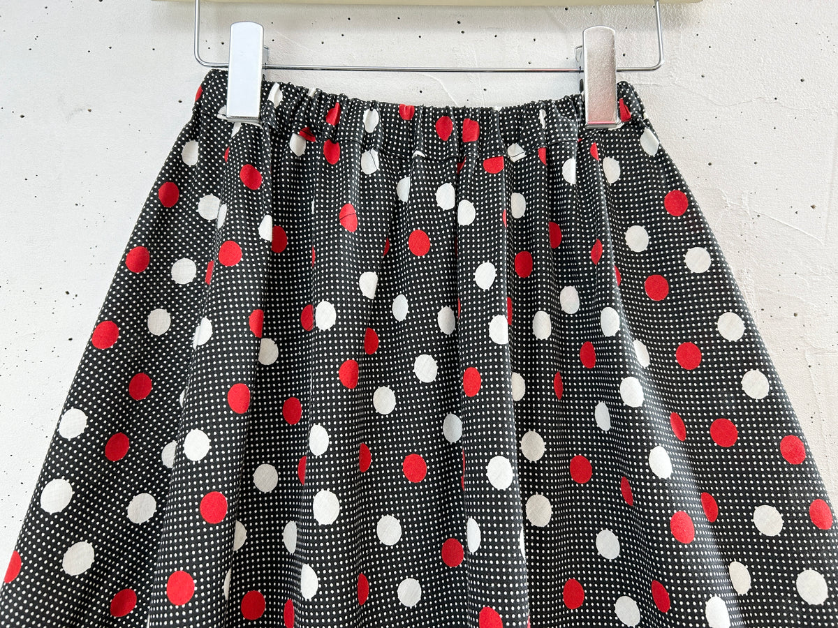 Vintage Dot Skirt [J34277]