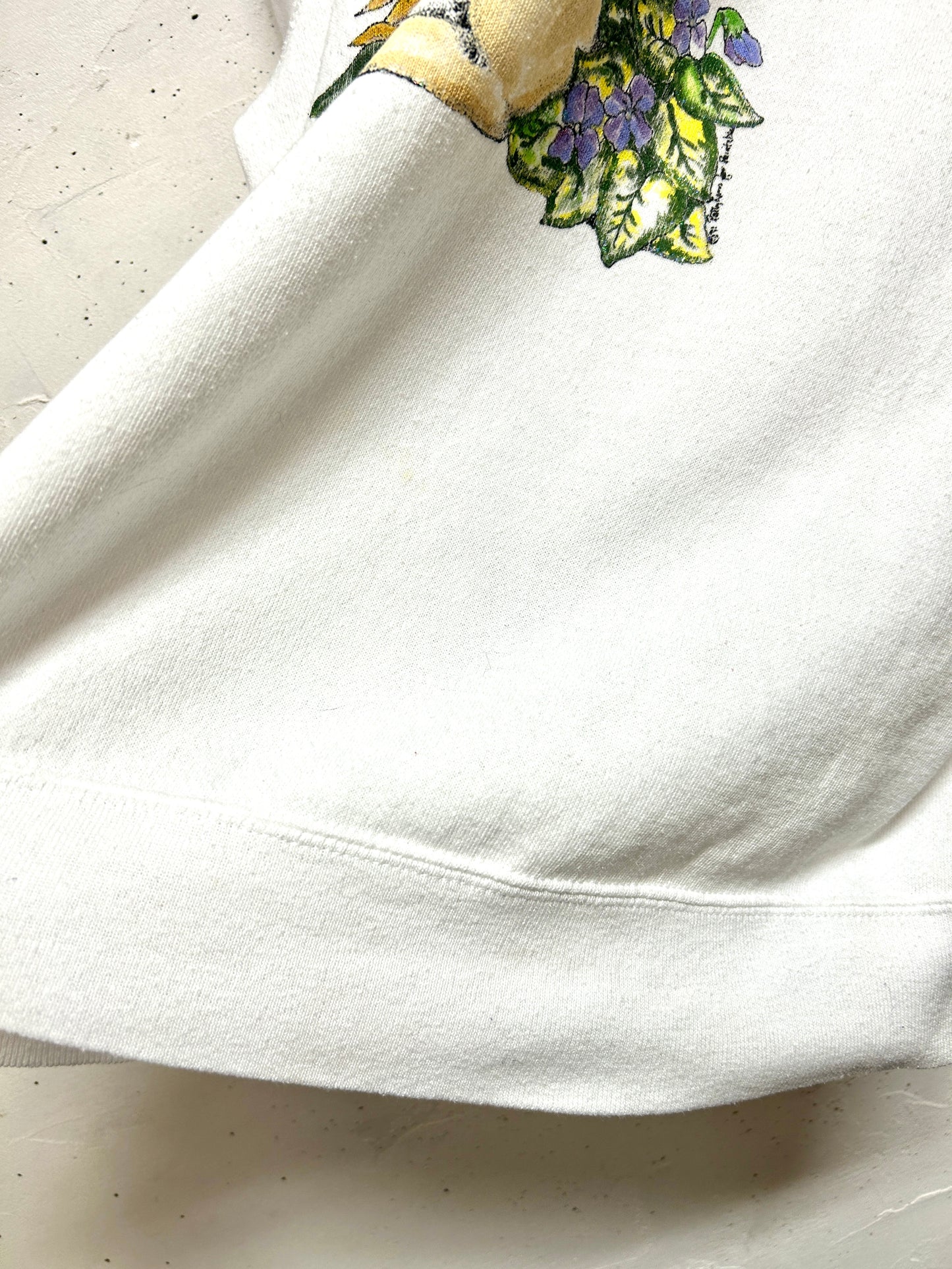 Vintage Hand Painted Sweat 〜Tultex〜 MADE IN USA [K30903]