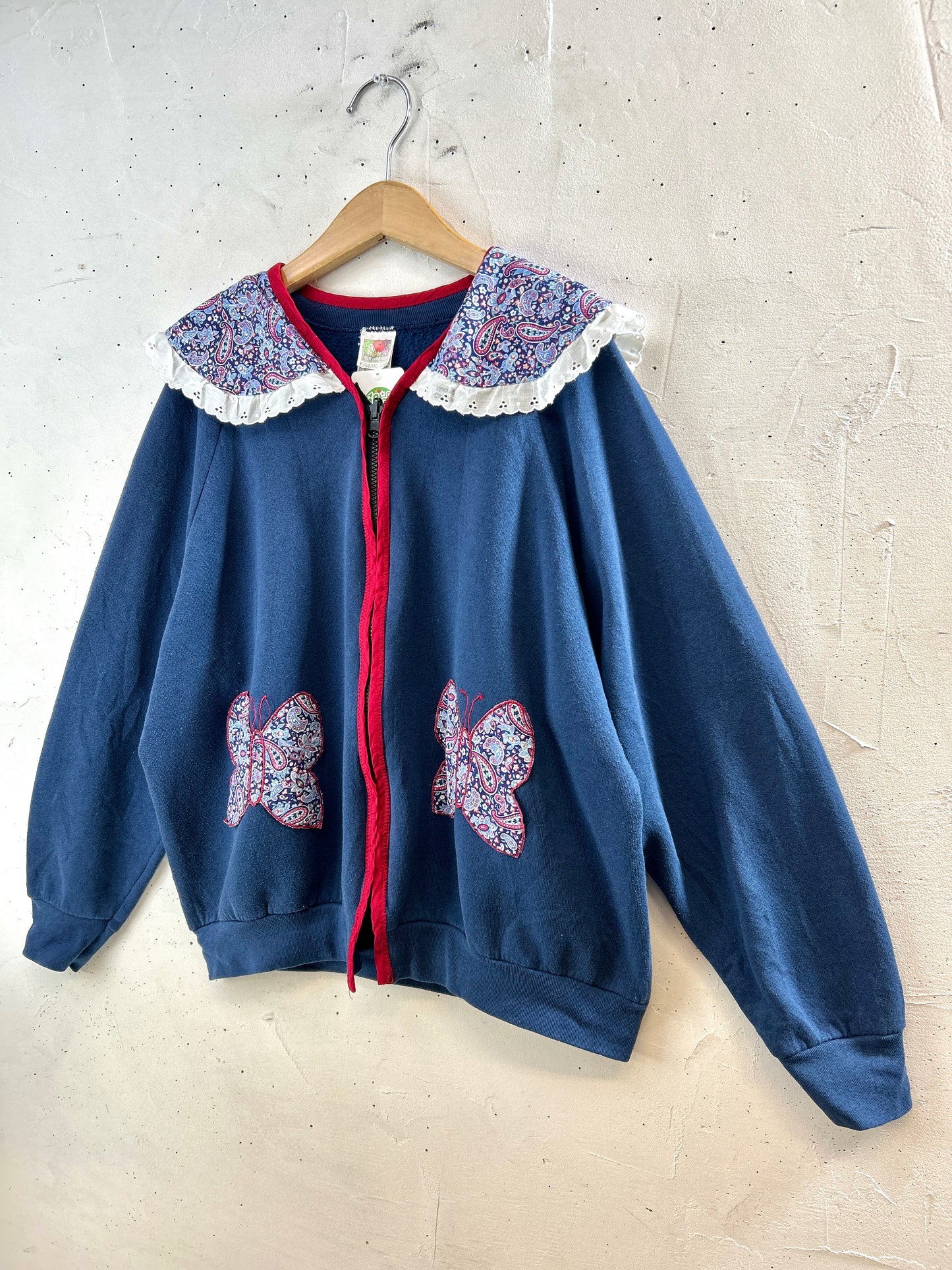 Vintage Custom Sweat Cardigan  MADE IN USA [I30240]