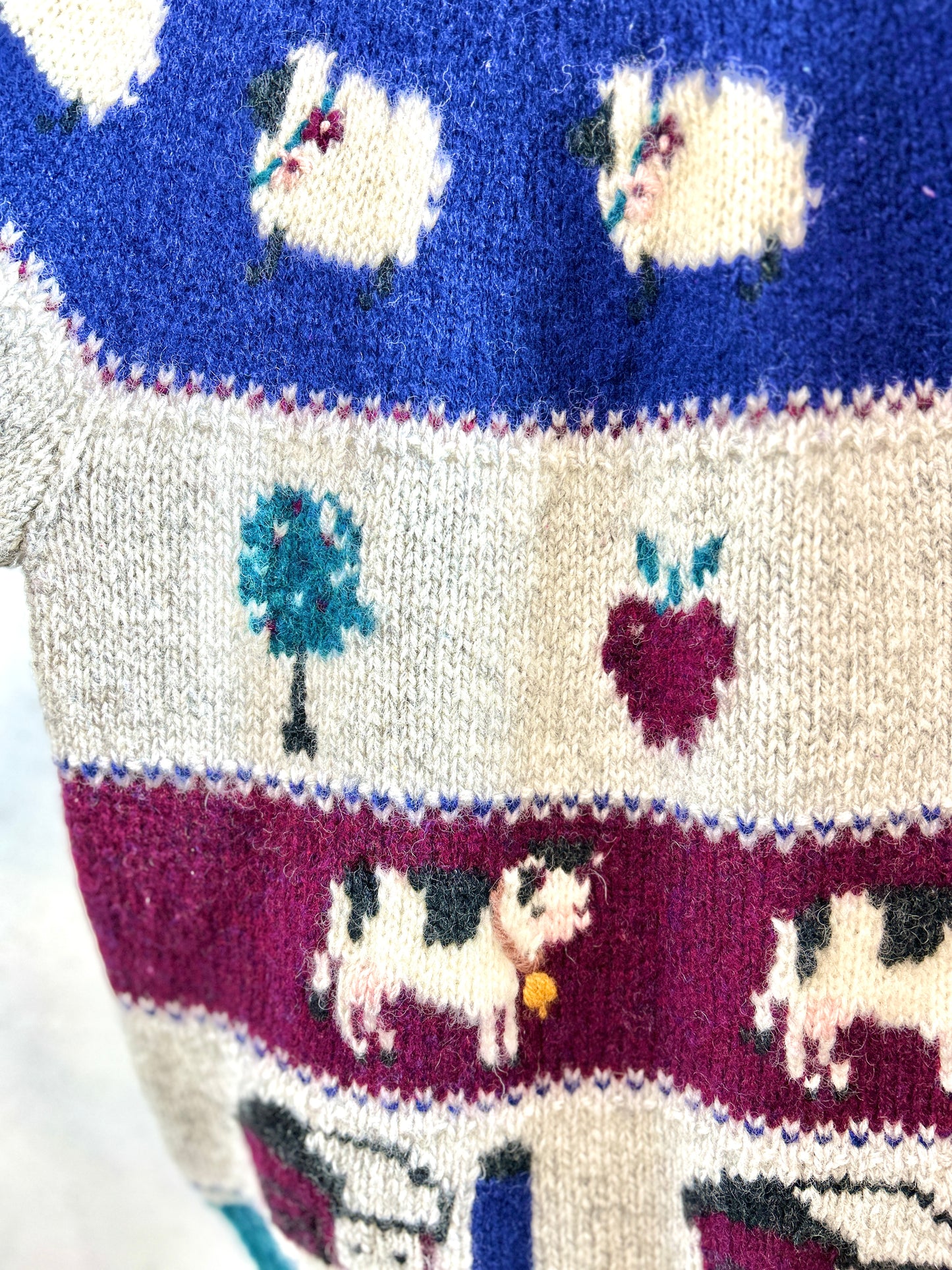 Vintage Knit Sweater 〜Wool rich〜［K30778]