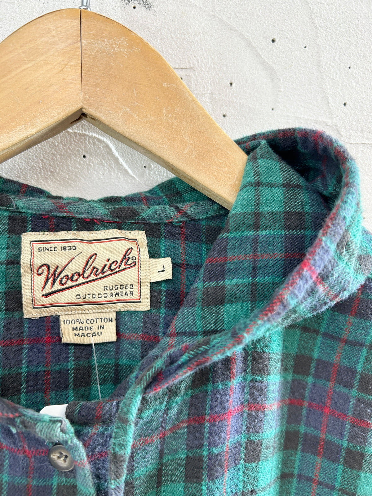 Vintage Check Shirt 〜Woolrich〜 [J34308]
