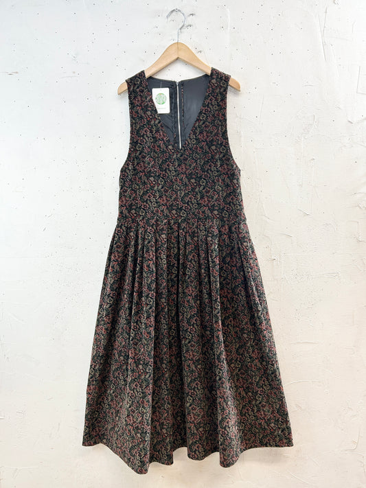 Vintage Velour Over Dress [K30812]