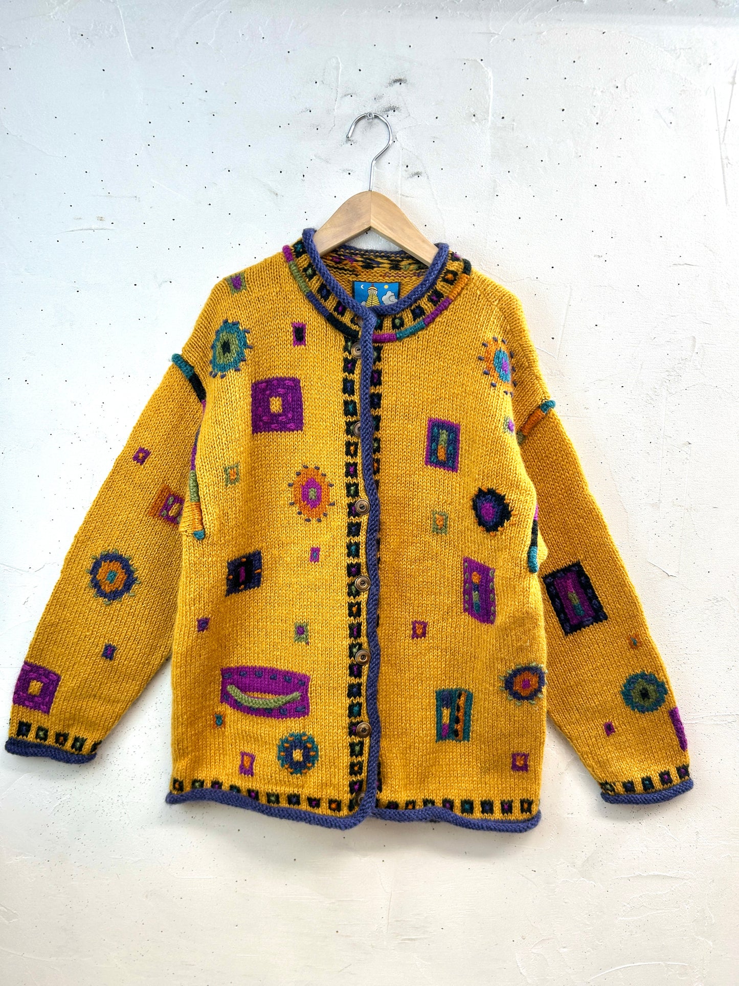 Vintage Hand Knit Cardigan [L31063]