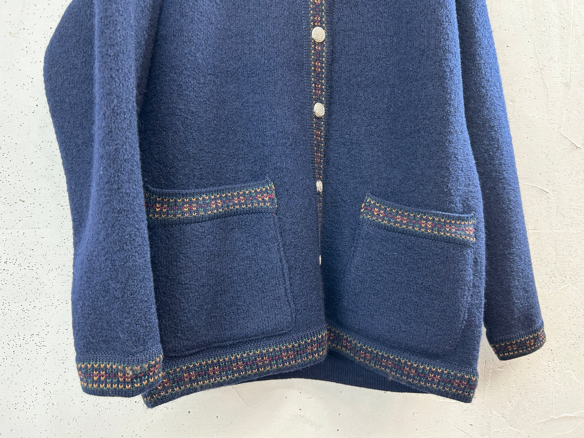 Vintage Knit Cardigan [J34107]