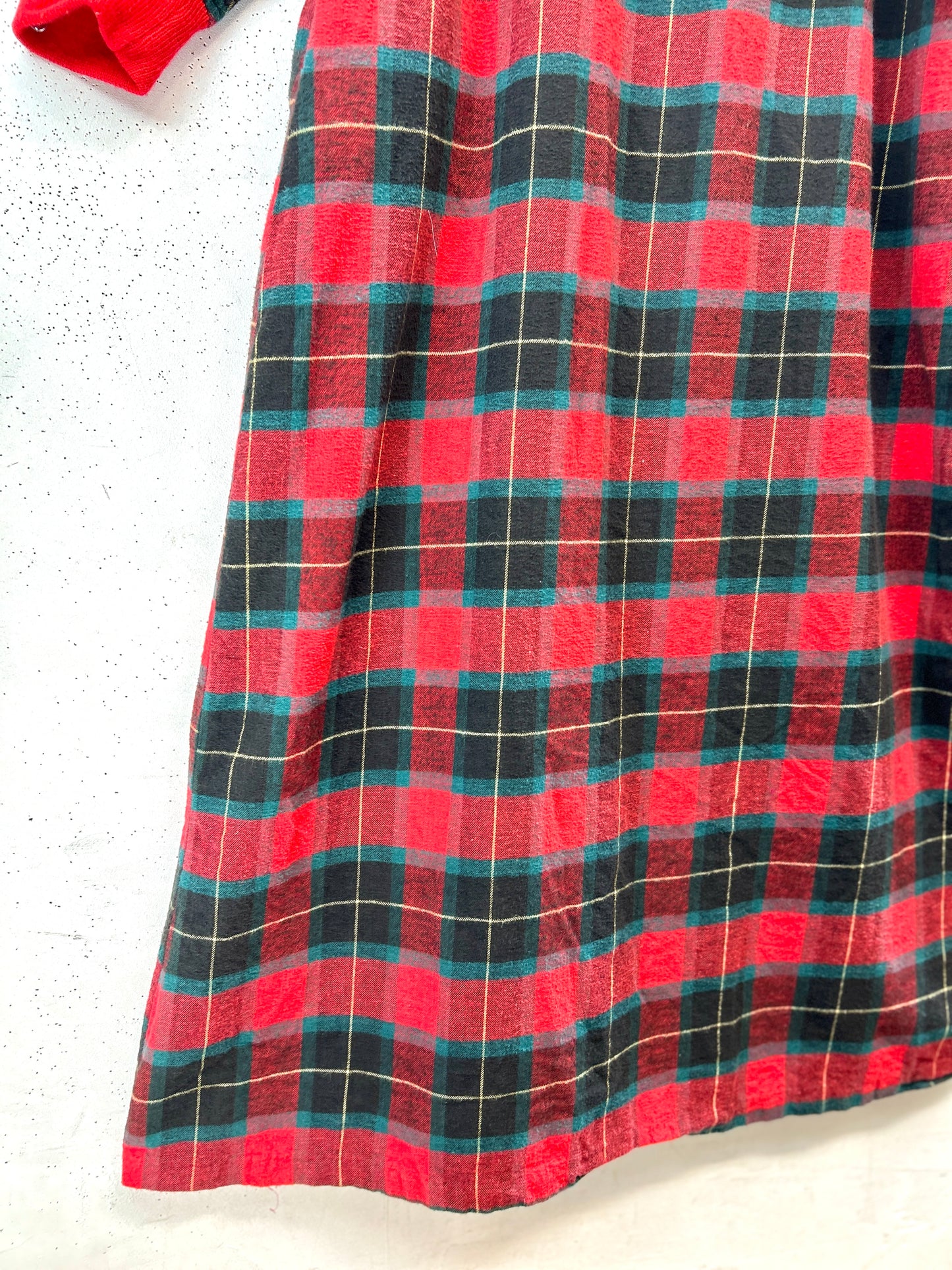Vintage Plaid Dress  [L31071]