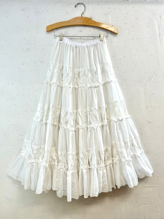 Vintage Tiered Skirt [E32327]