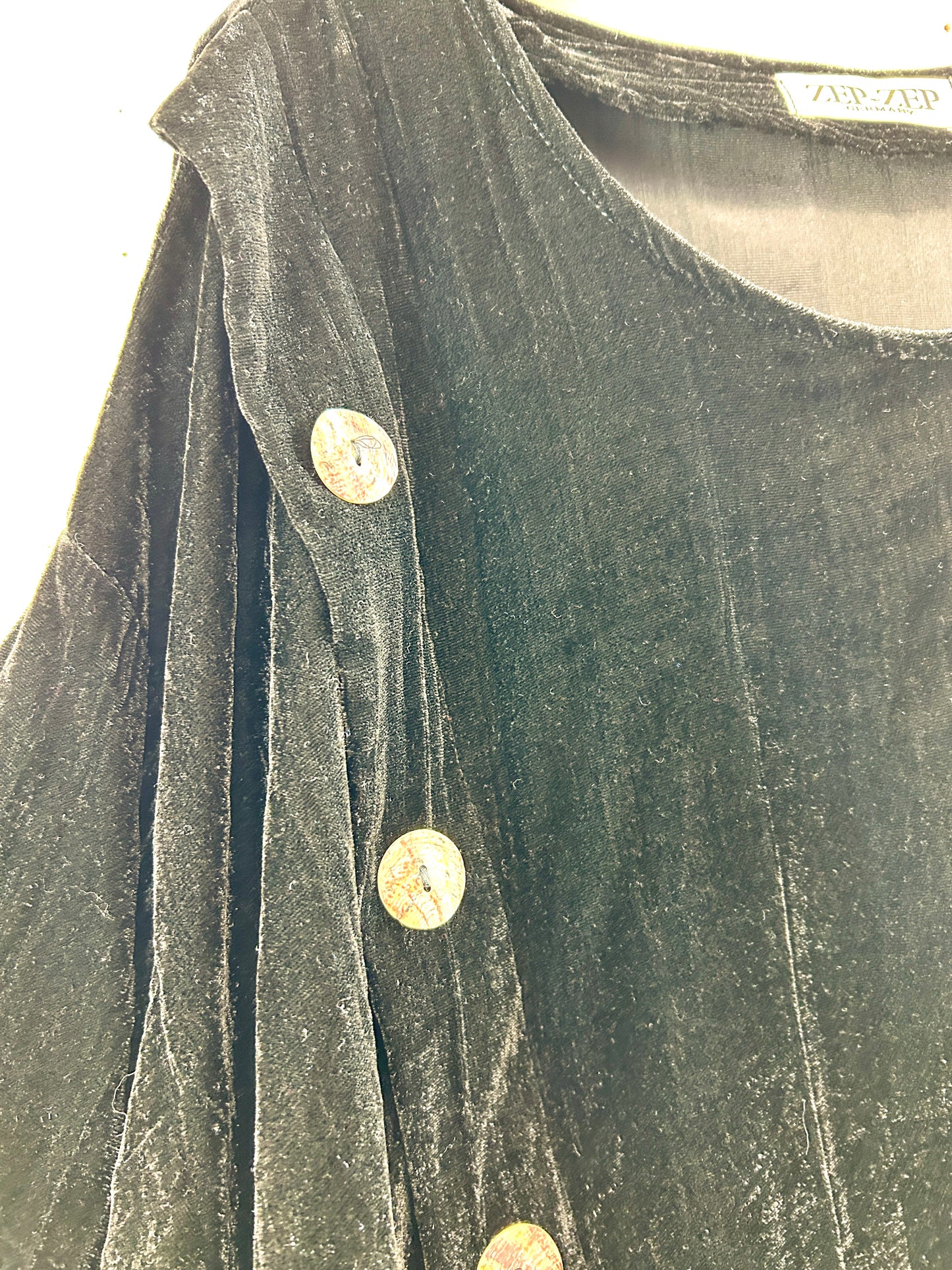 Vintage Velour Tops [K30688]