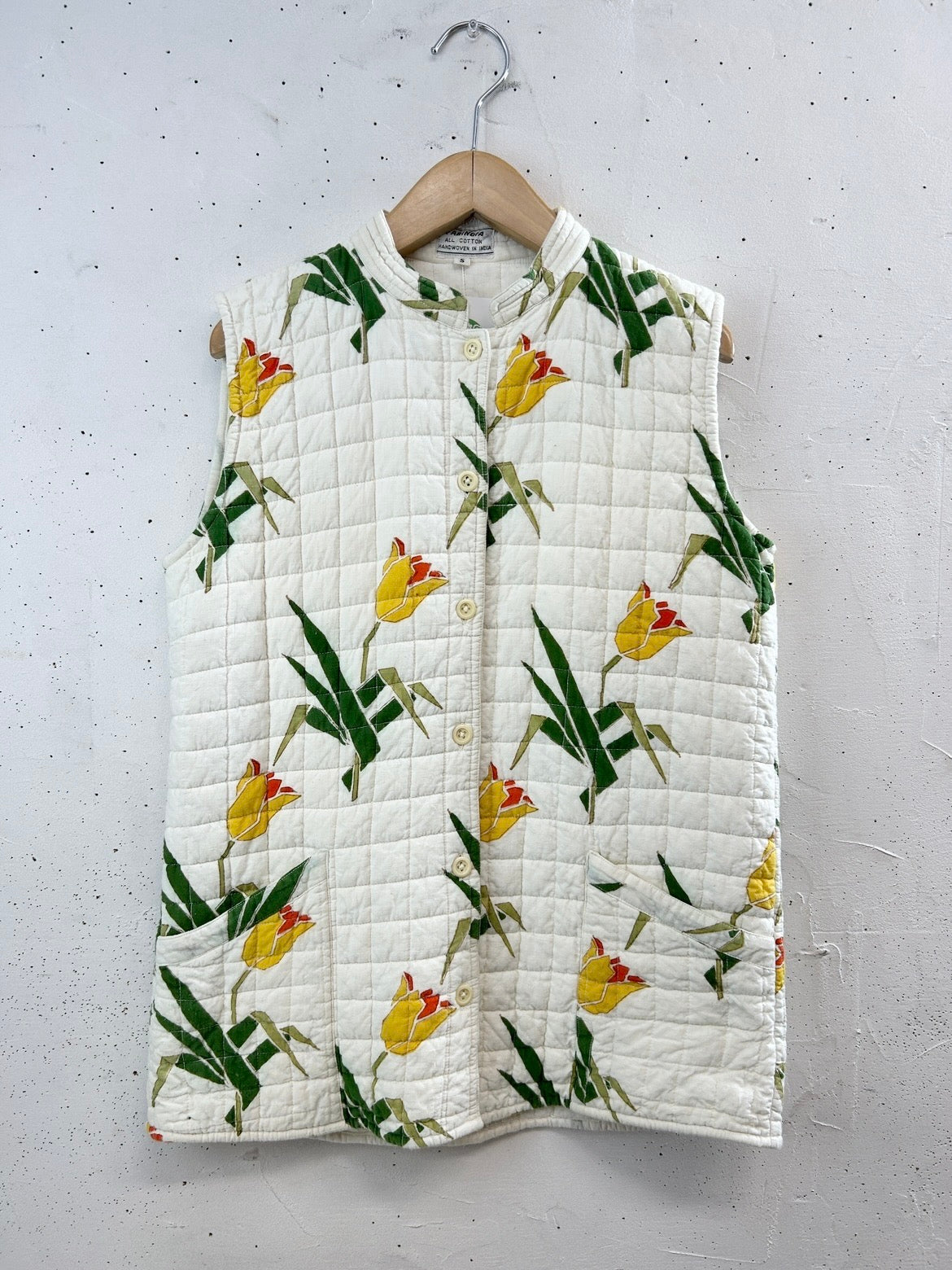 Vintage Quilting Vest [D32155]