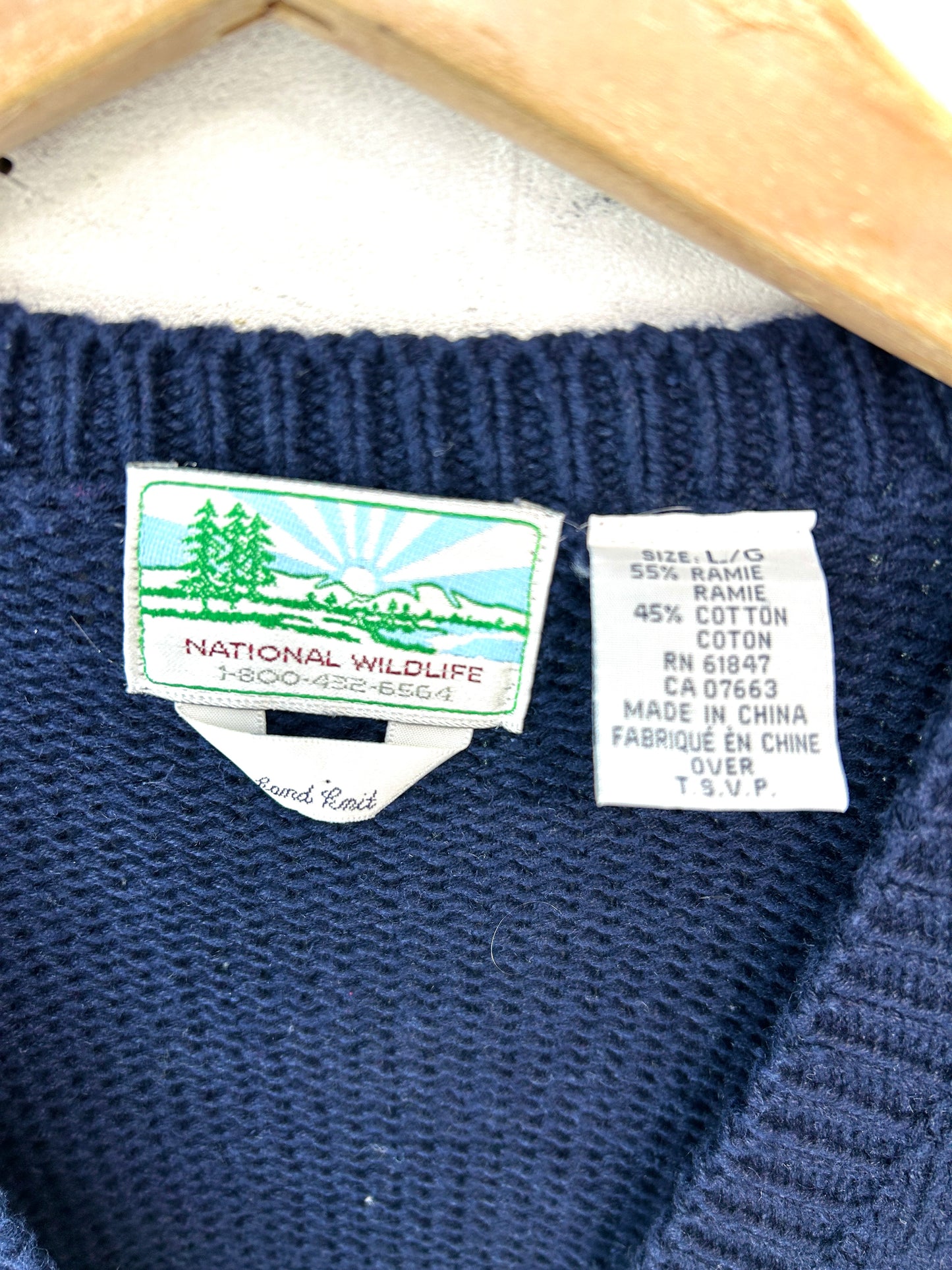 Vintage Hand Knit Cardigan [L31160]