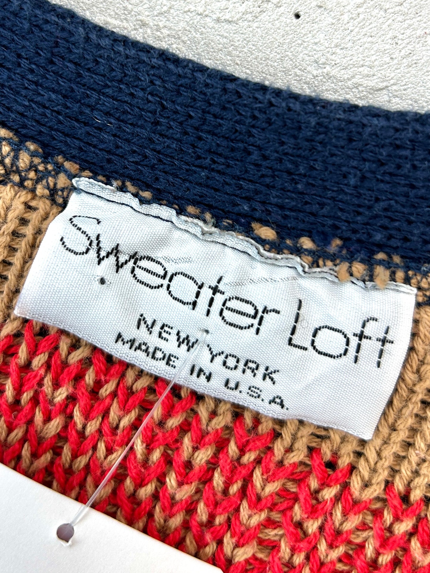 Vintage Knit Cardigan MADE IN USA [L31072]