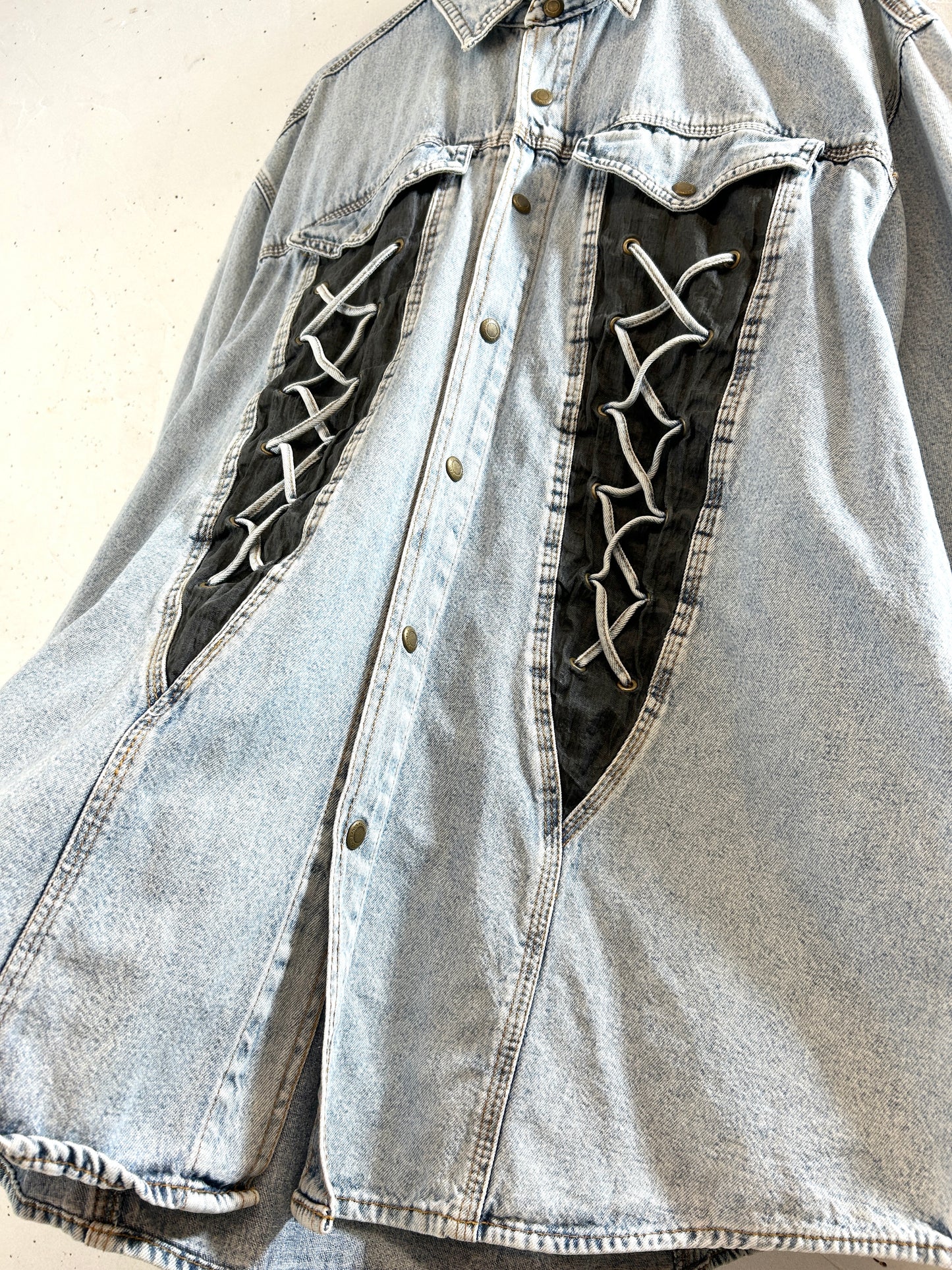 Vintage Denim Shirt [I30994]