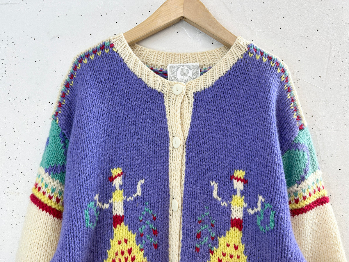 Vintage Knit Cardigan [I34002]