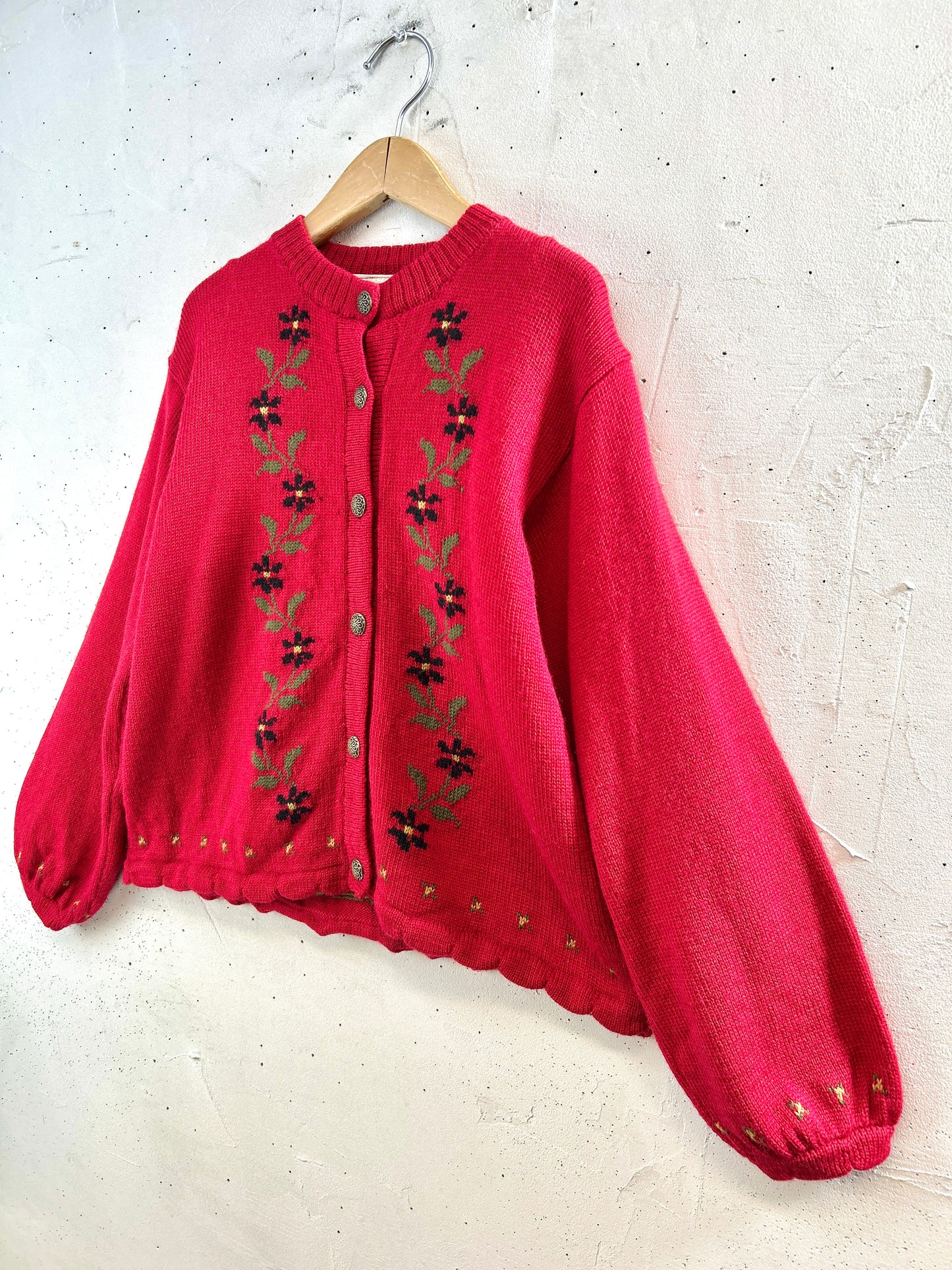 Vintage Knit Cardigan MADE IN IRELAND [K30893]