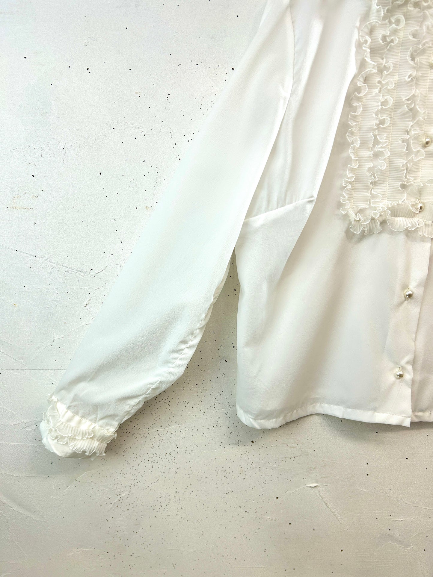 60s Vintage Frill Blouse [A31547]