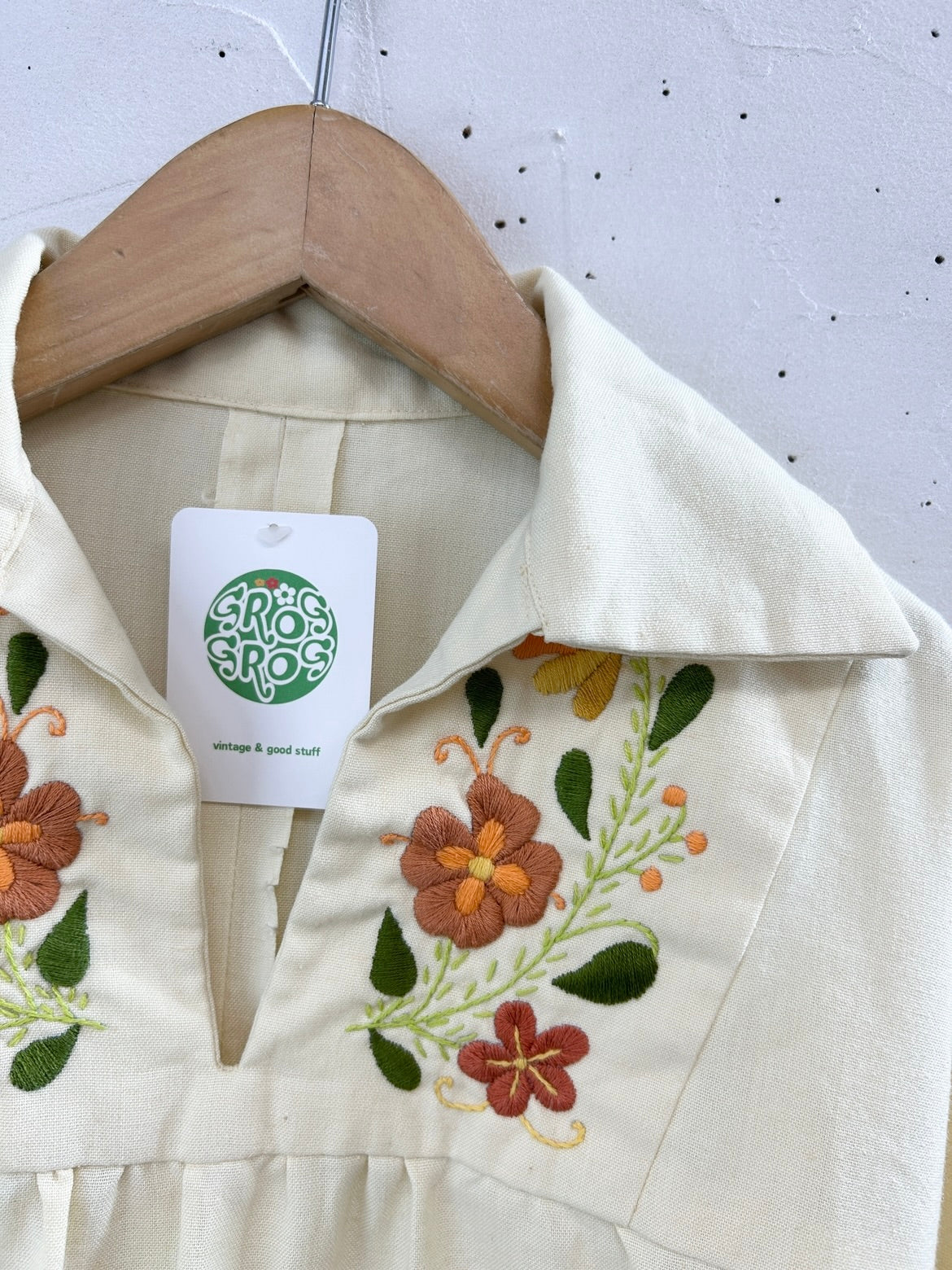 Vintage Embroidery Tunic [D32118]