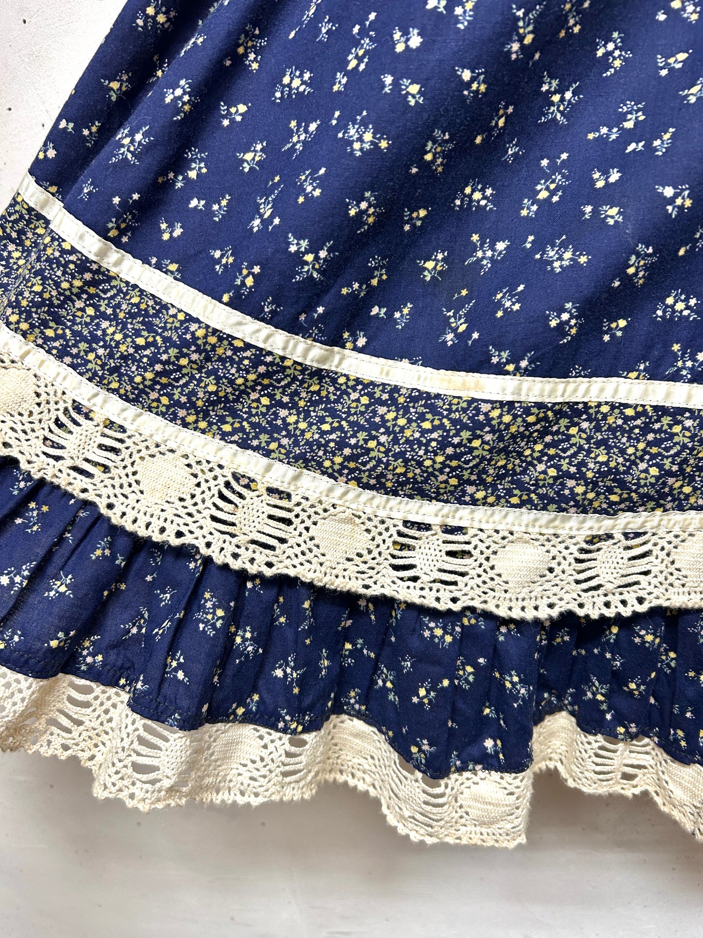 '70sVintage Tiered Skirt 〜Saucy Cats〜  [C31919]