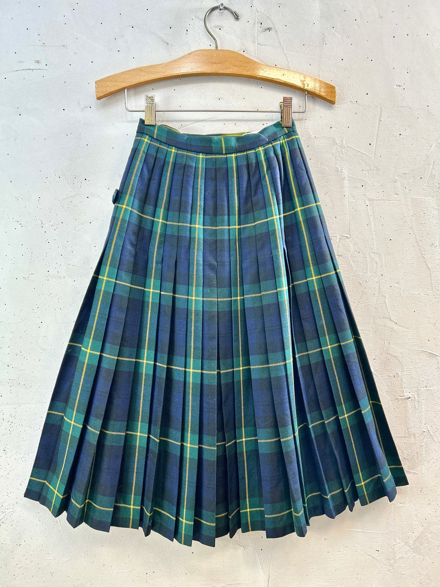 Vintage Plaid Skirt [K30767]