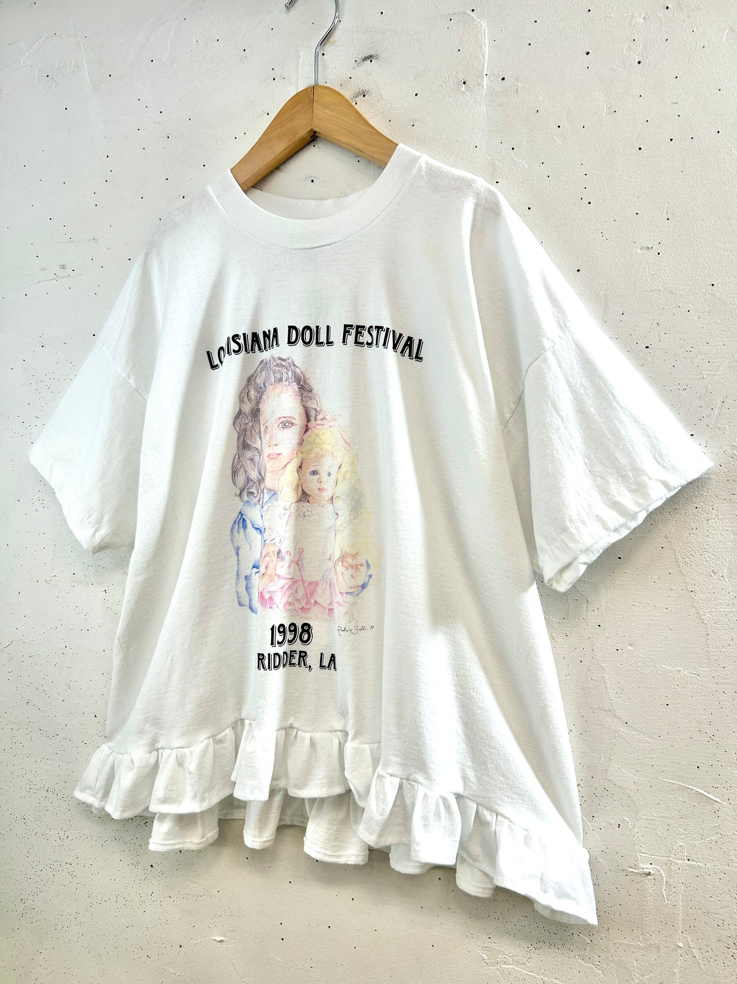 Vintage T Shirt 〜Funny dot CRAZY〜 [E32365]