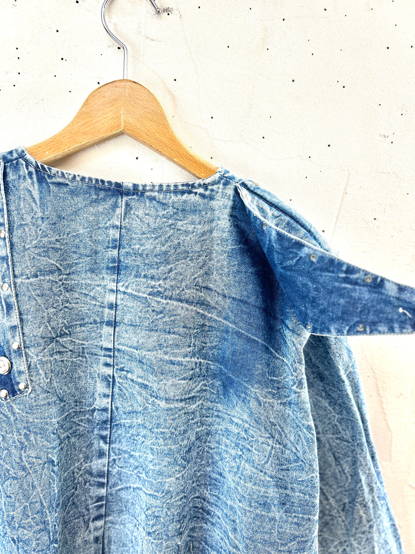 Vintage Denim Tops MADE IN Levanon [H30939]