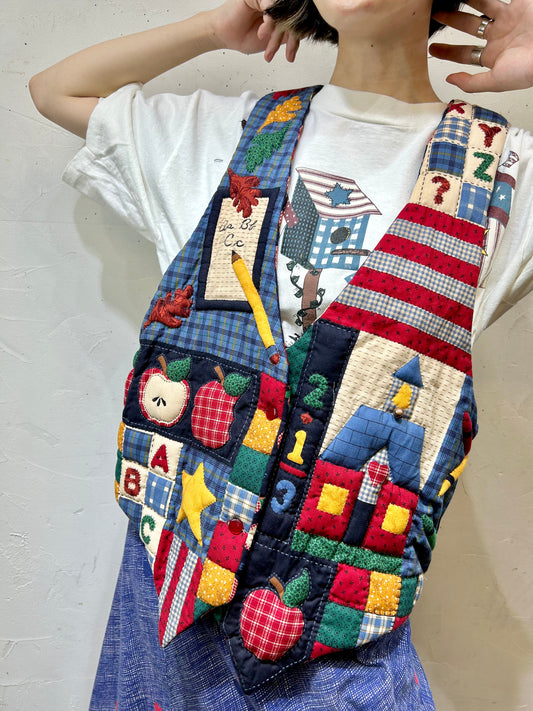 Vintage Quilting Vest [H24842]