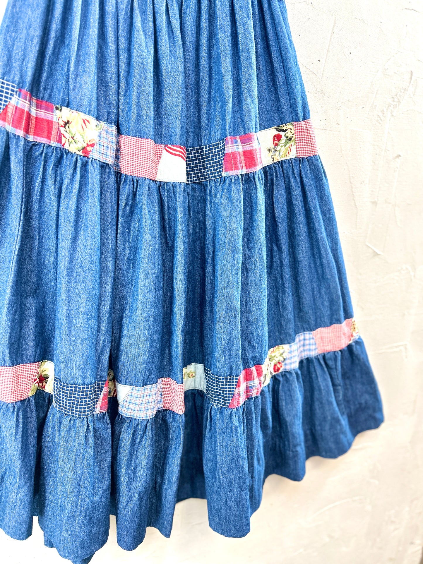 Vintage Denim Skirt [K30803]