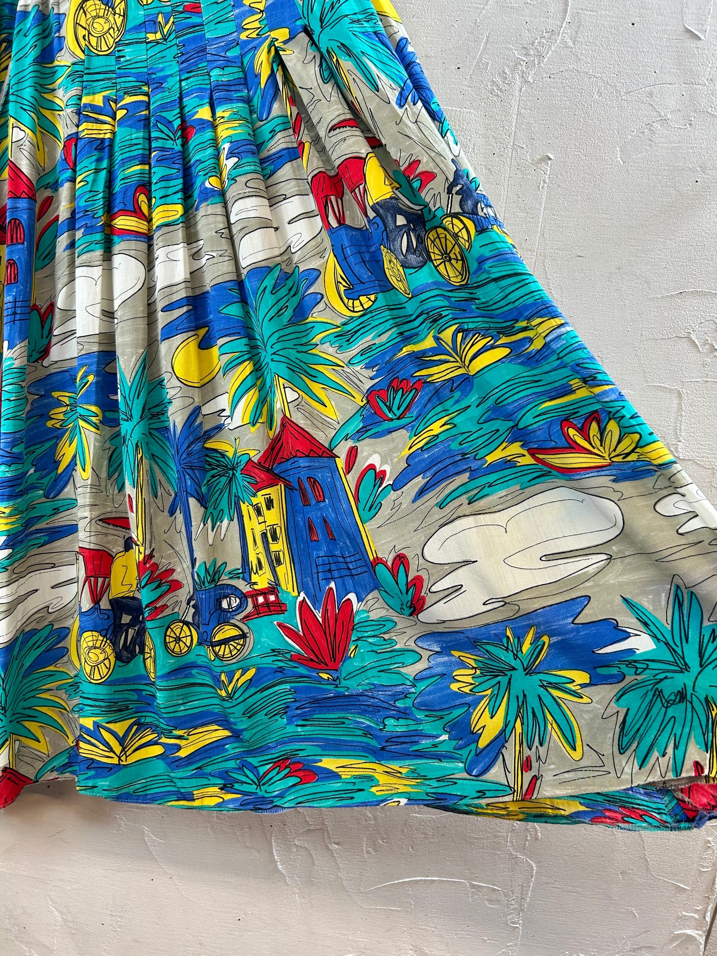 Vintage Viscose Skirt  [G30634]