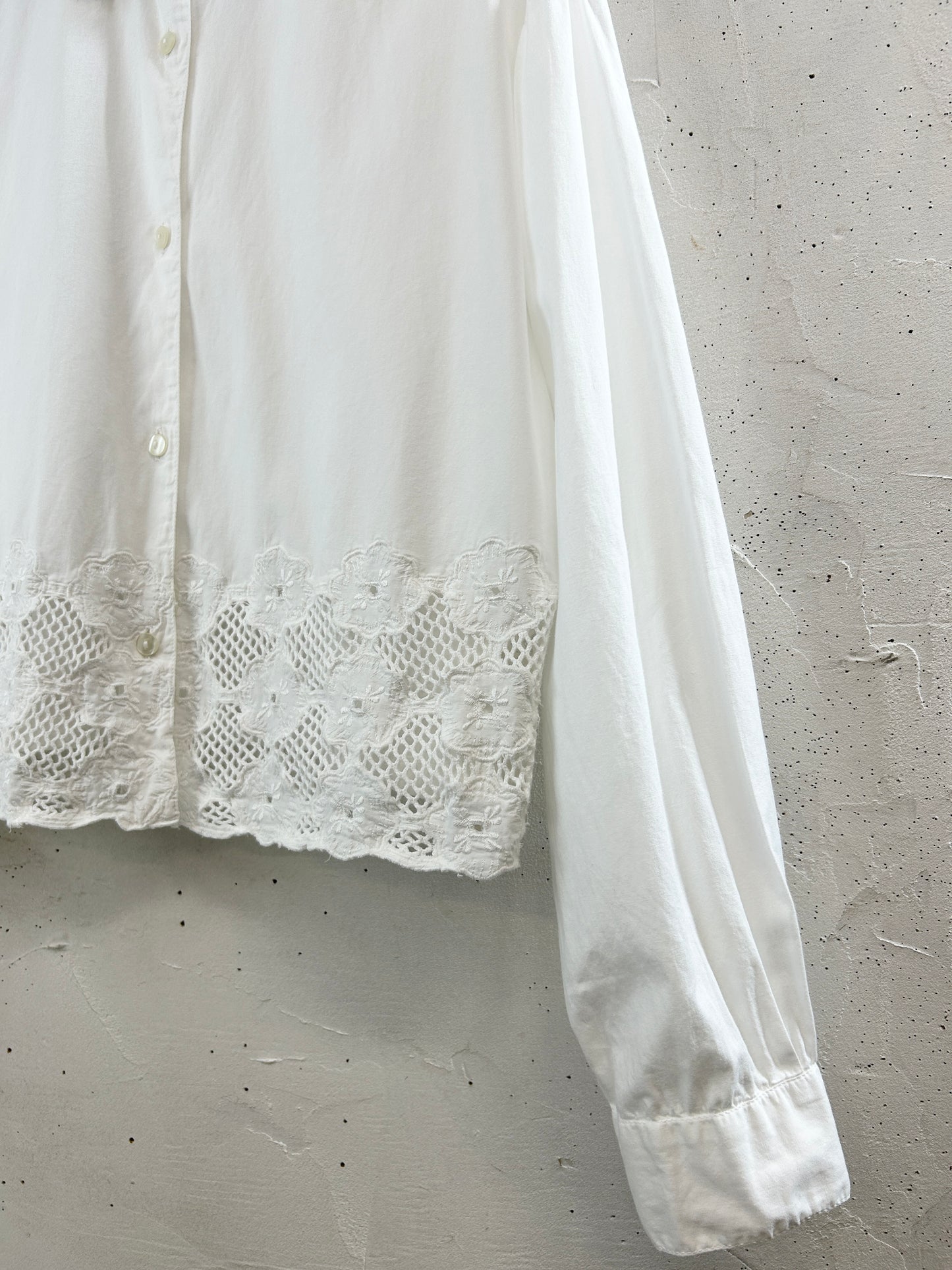Vintage White Blouse [G32993]