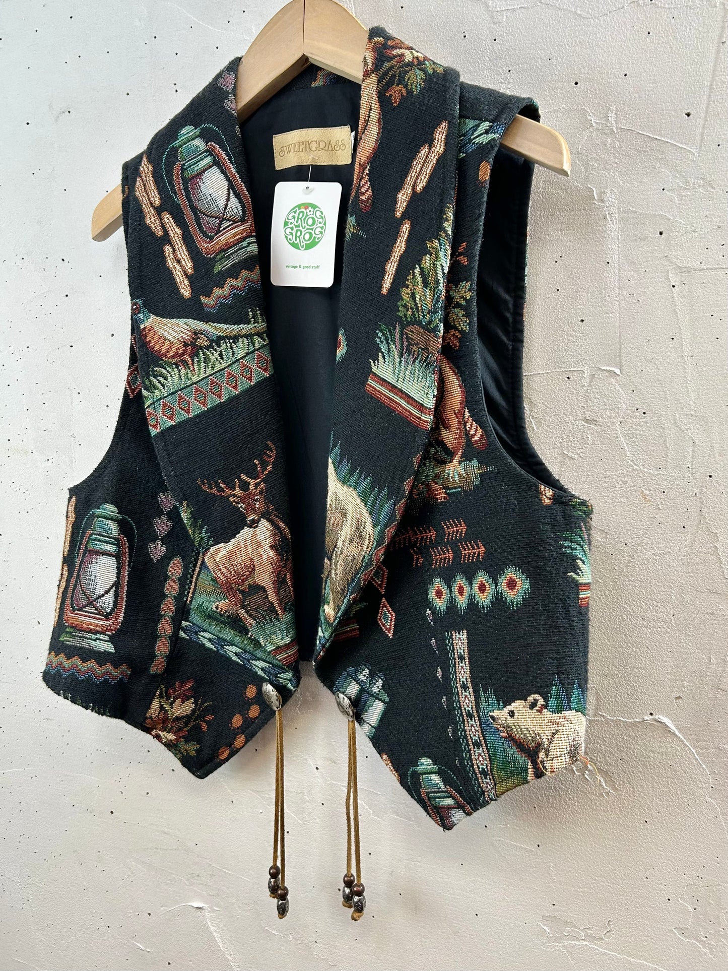Vintage Rug Vest [G30757]