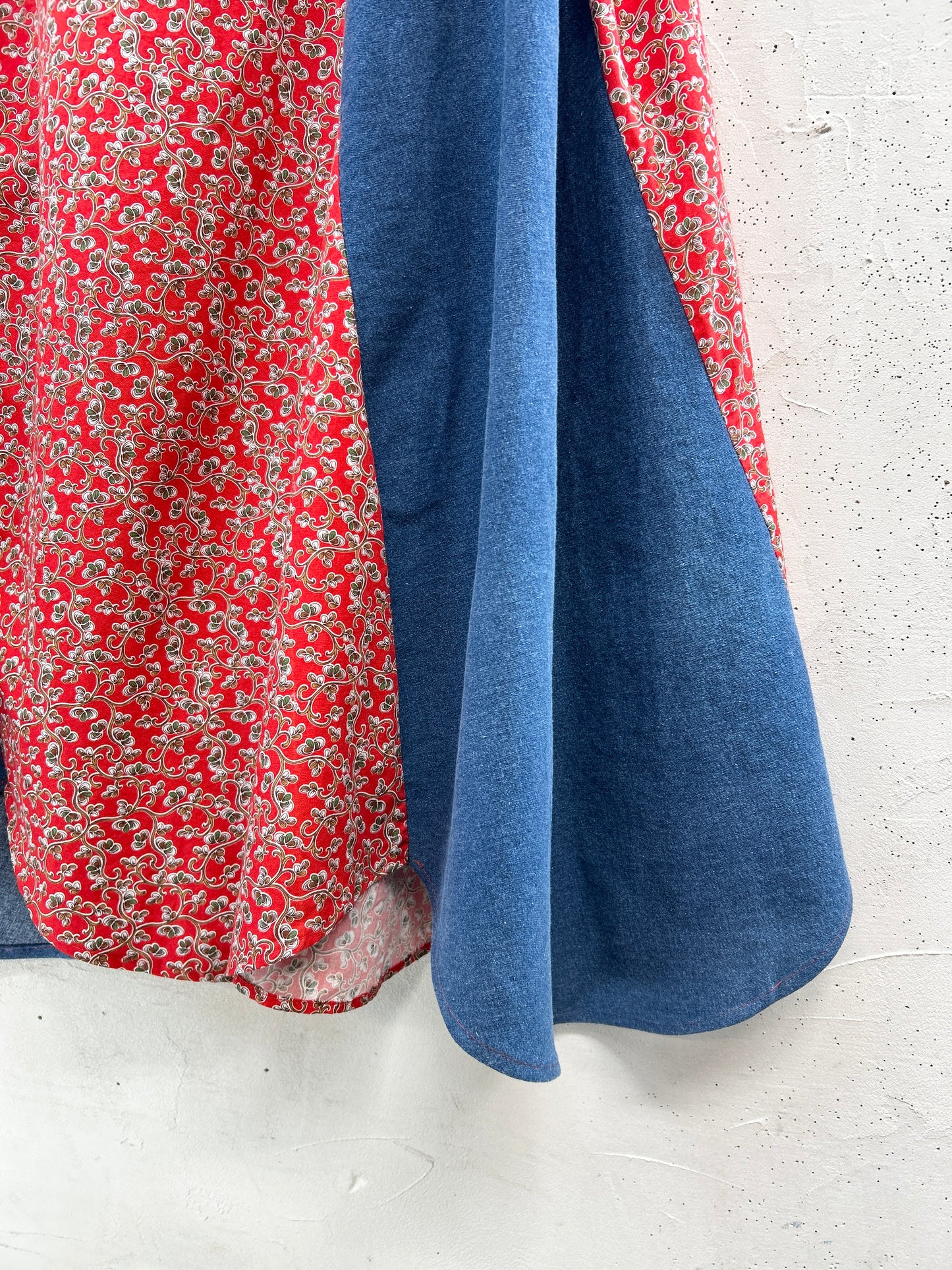 Vintage Escargot Patchwork Skirt [C31739]
